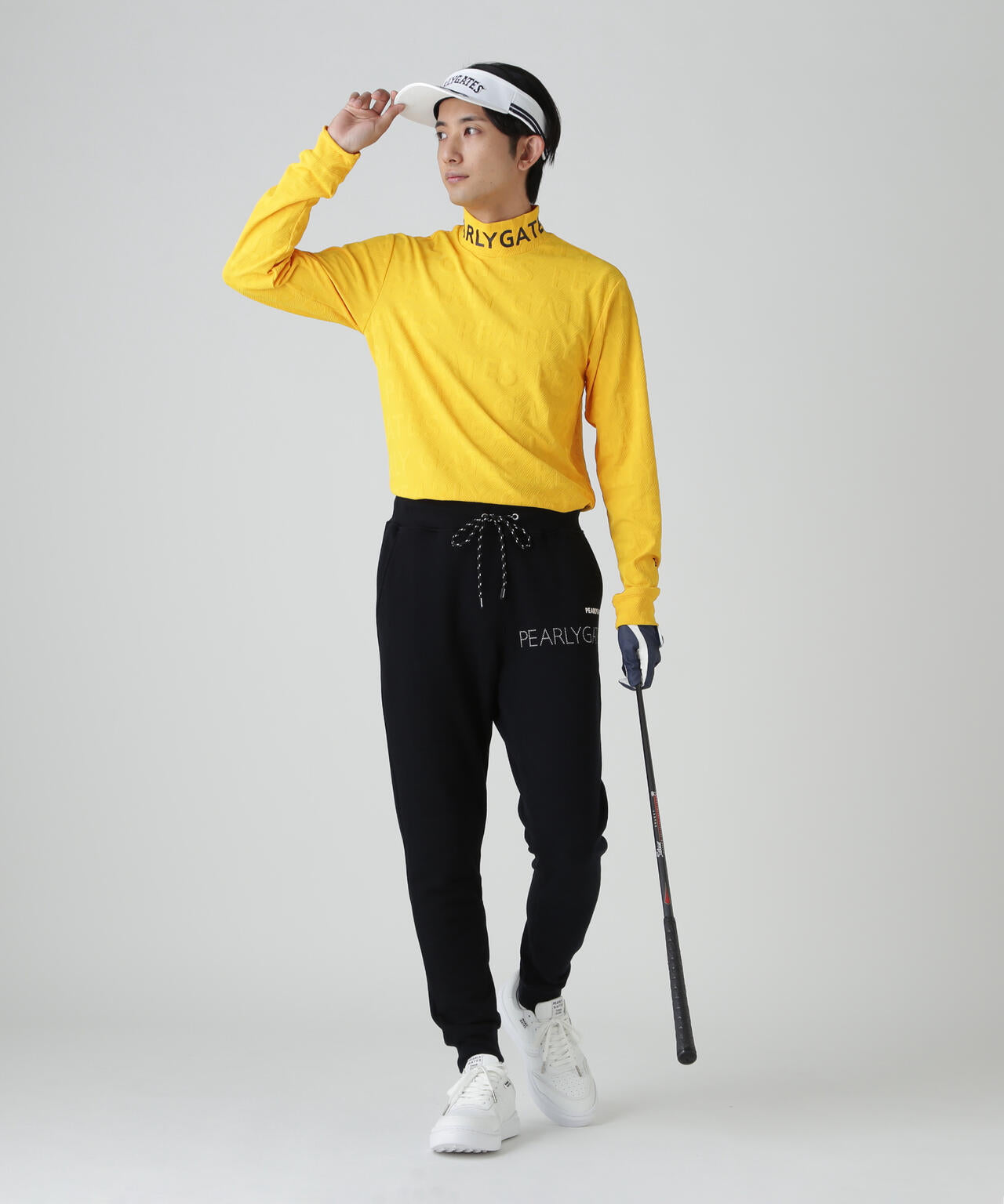 ジグザグ裏毛ジャガードジョガーパンツ | PEARLY GATES