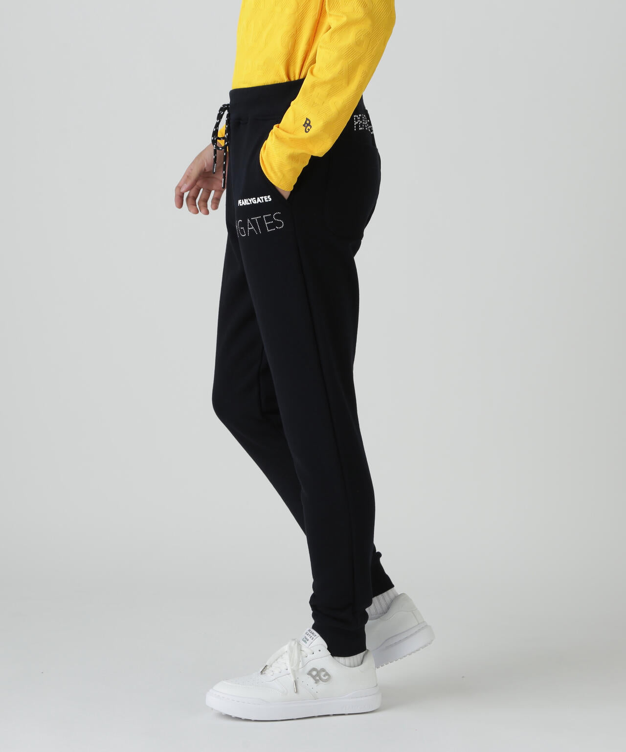 PEARLY GATES 裏起毛 ジョガーパンツ ジグザグ裏毛ジャガードジョガーパンツ | PEARLY GATES