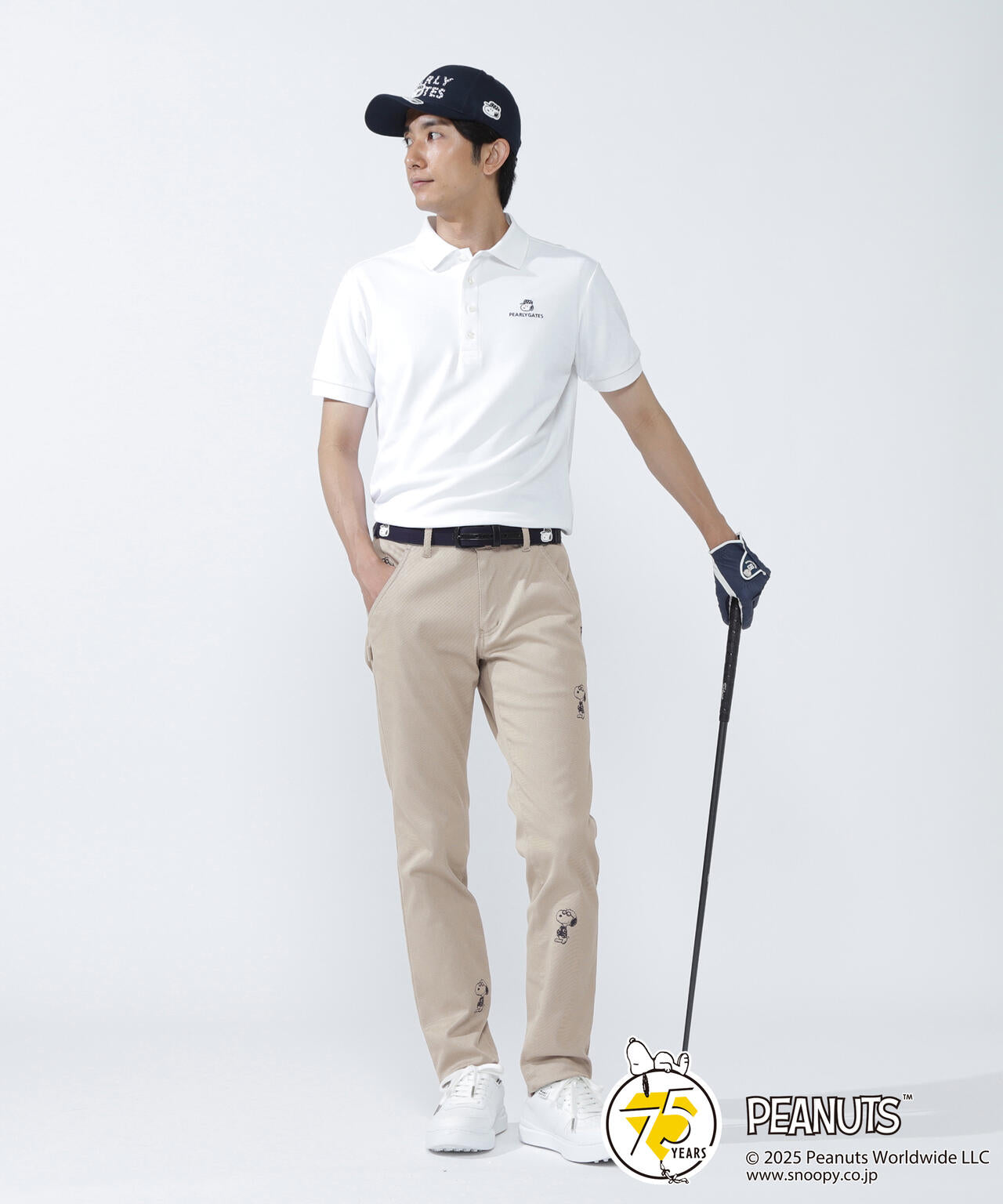 PEARLY GATES SNOOPY Peanuts ストレッチロングパンツ PEARLY GATES SNOOPY Peanuts ストレッチロングパンツ