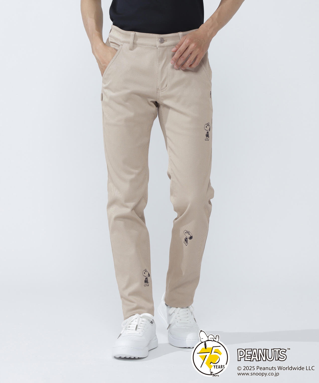 SNOOPY】コーマ×フレックス 5ポケットパンツ | PEARLY GATES（パーリー
