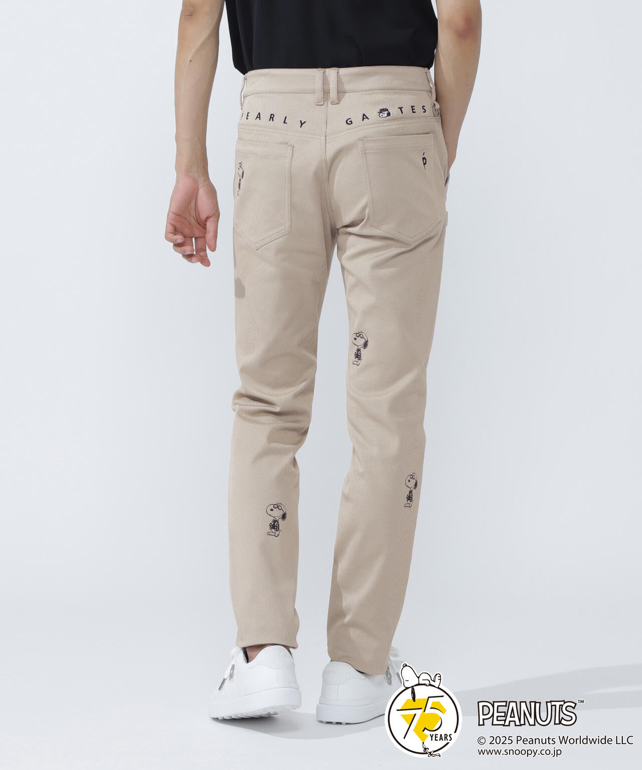 SNOOPY】コーマ×フレックス 5ポケットパンツ | PEARLY GATES（パーリー
