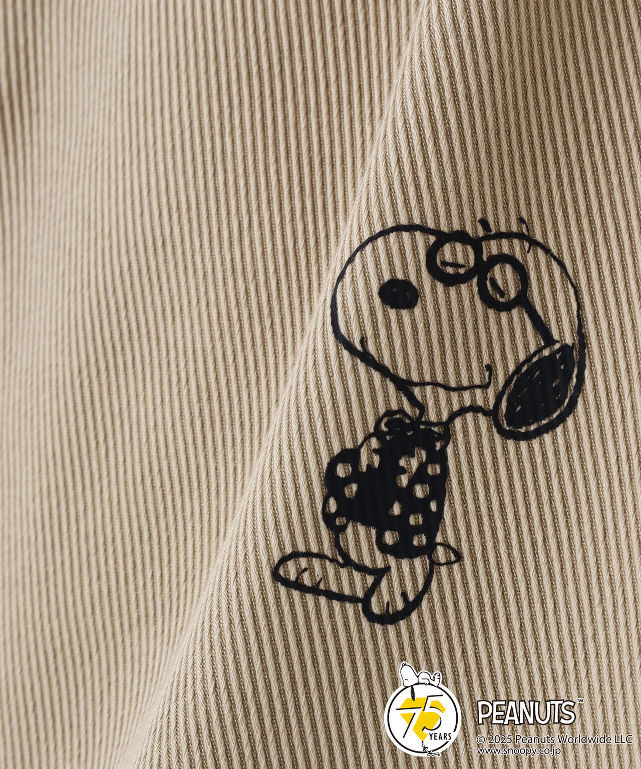 Pearly gates パーリーゲイツ　スヌーピー スウェットパンツ　メンズ SNOOPY】コーマ×フレックス 5ポケットパンツ | PEARLY GATES（パーリー