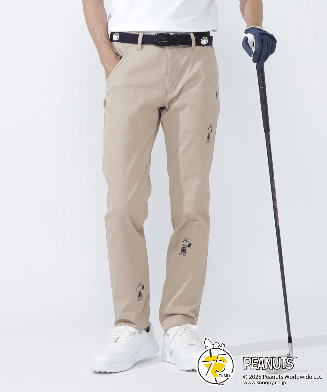 【限定モデル】パーリーゲイツ　パンツ　ウール素材　スヌーピーコラボ　5 L〜XL 限定モデル】パーリーゲイツ パンツ ウール素材 スヌーピーコラボ 5 L
