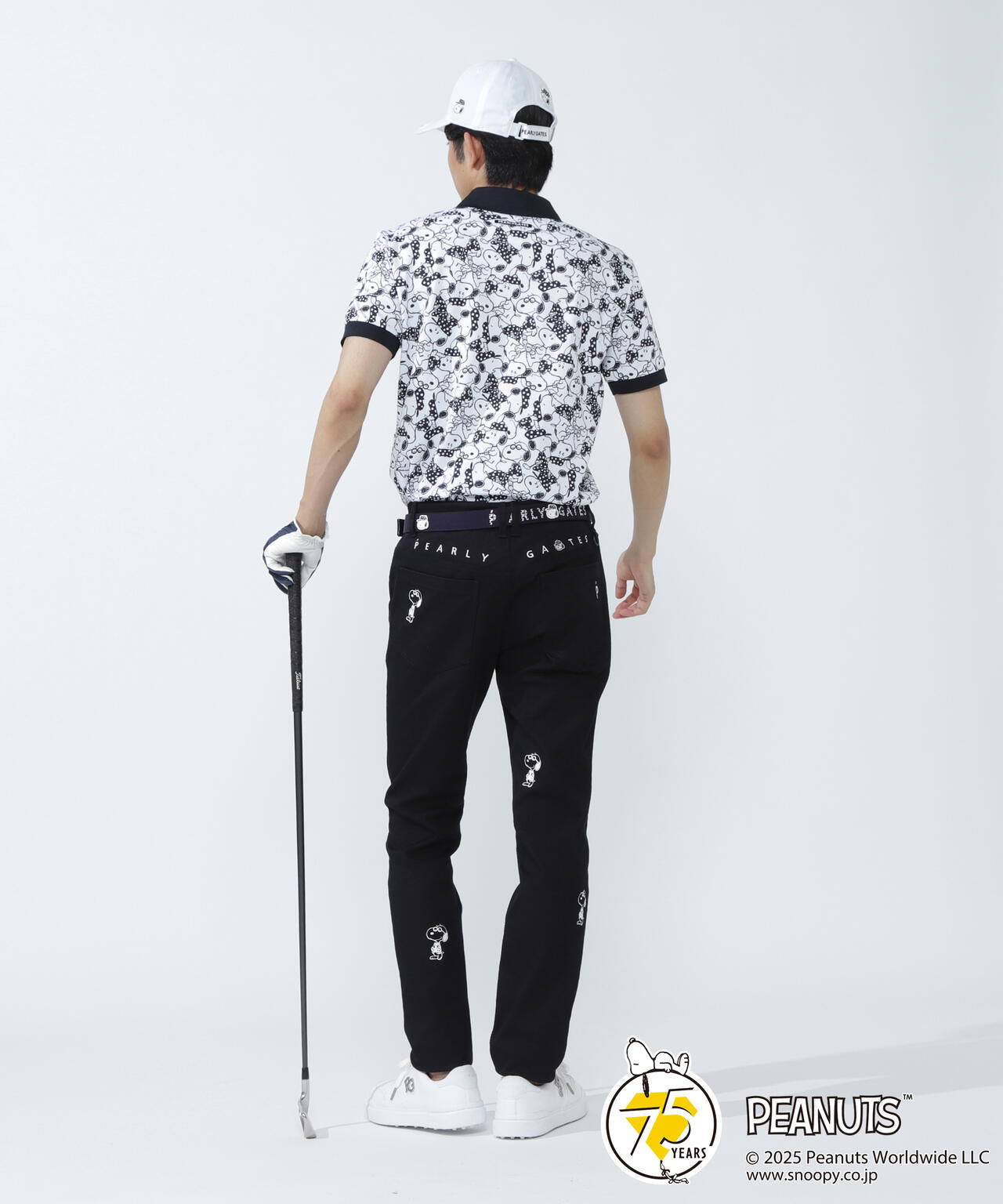 SNOOPY】コーマ×フレックス 5ポケットパンツ | PEARLY GATES（パーリー