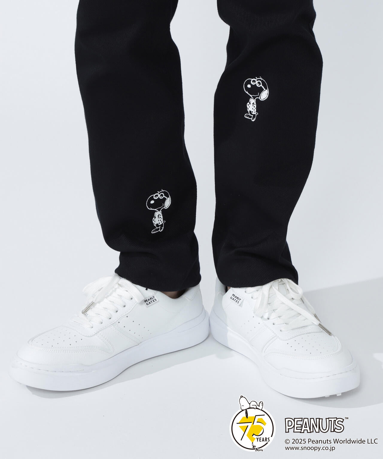 SNOOPY】コーマ×フレックス 5ポケットパンツ | PEARLY GATES（パーリー