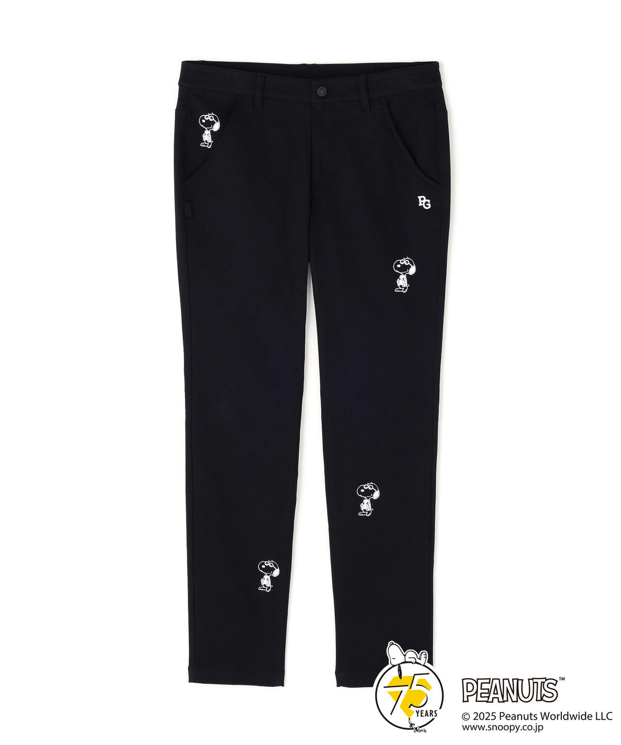 SNOOPY】コーマ×フレックス 5ポケットパンツ | PEARLY GATES（パーリー