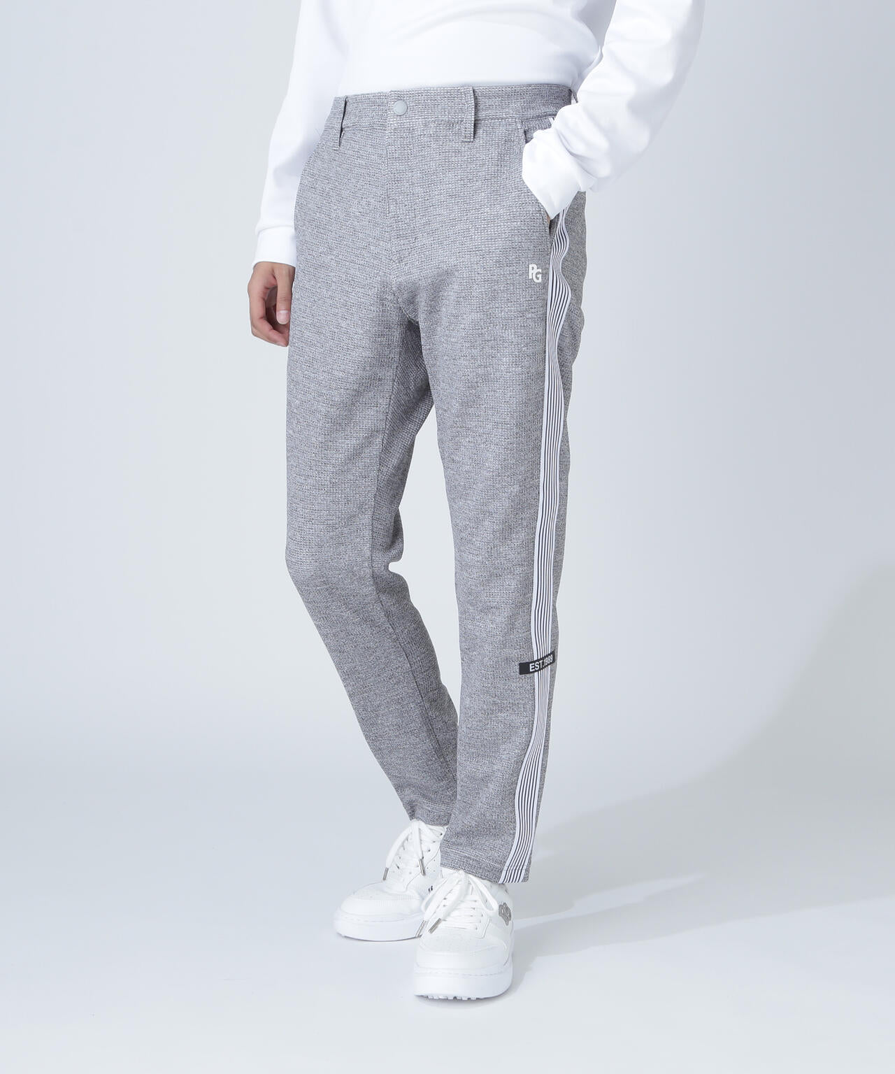 杢ワッフルパンツ