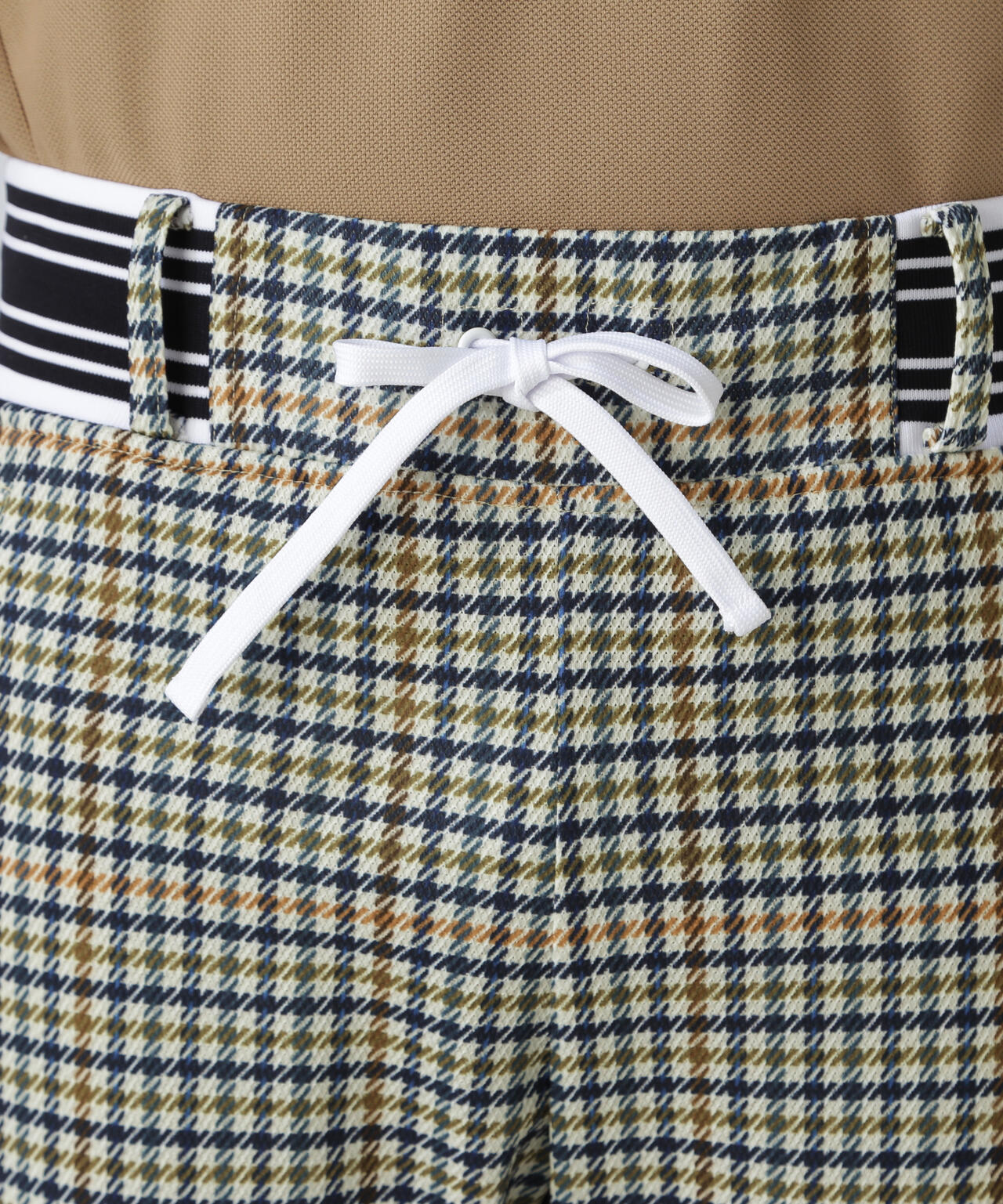 あんページ Peストレッチメッシュパンツ ＜ガンクラブチェック柄＞ | PEARLY