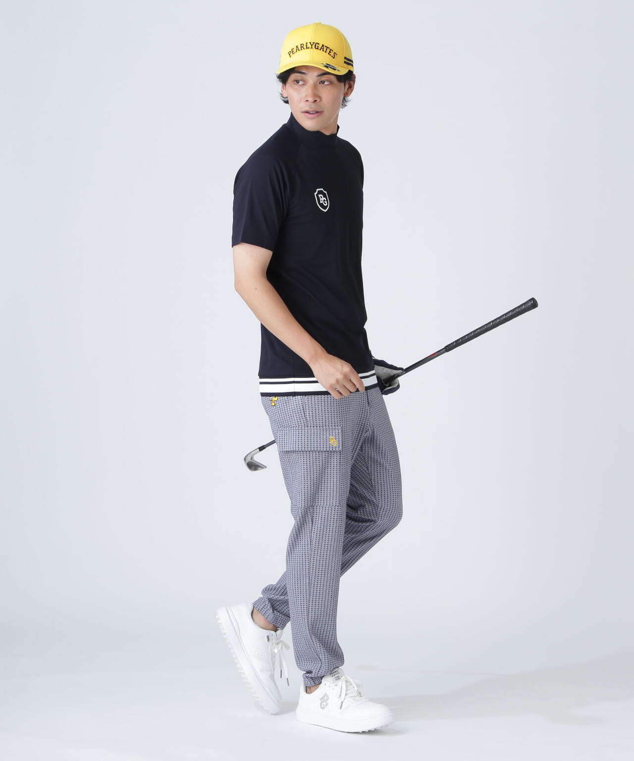 パーリーゲイツ ジャガードロゴニットテーパードパンツ パーリーゲイツ ジャガードロゴニットテーパードパンツ パーリー