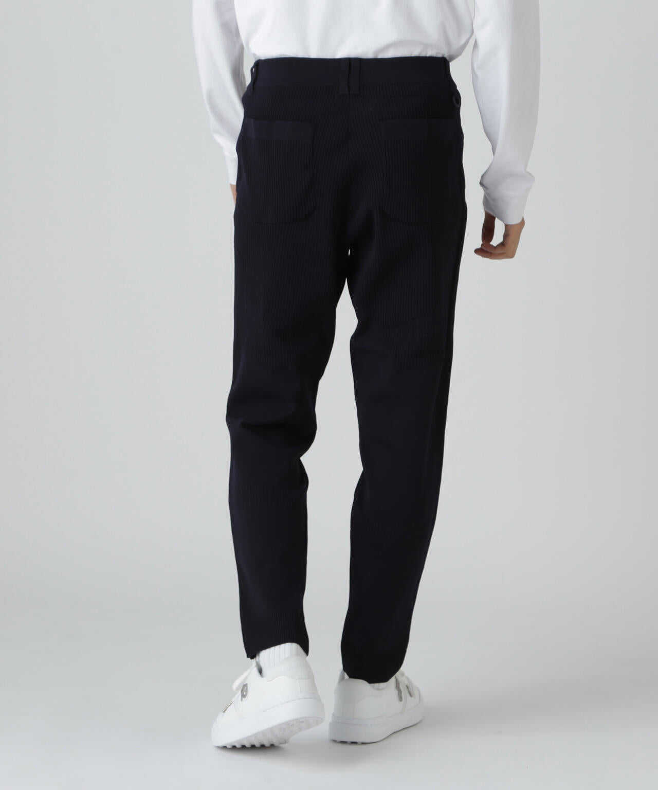 パーリーゲイツPGGポリエステルヤーンブラックパンツサイズ5 ポリエステルヤーンmmニットパンツ | PEARLY GATES（パーリーゲイツ