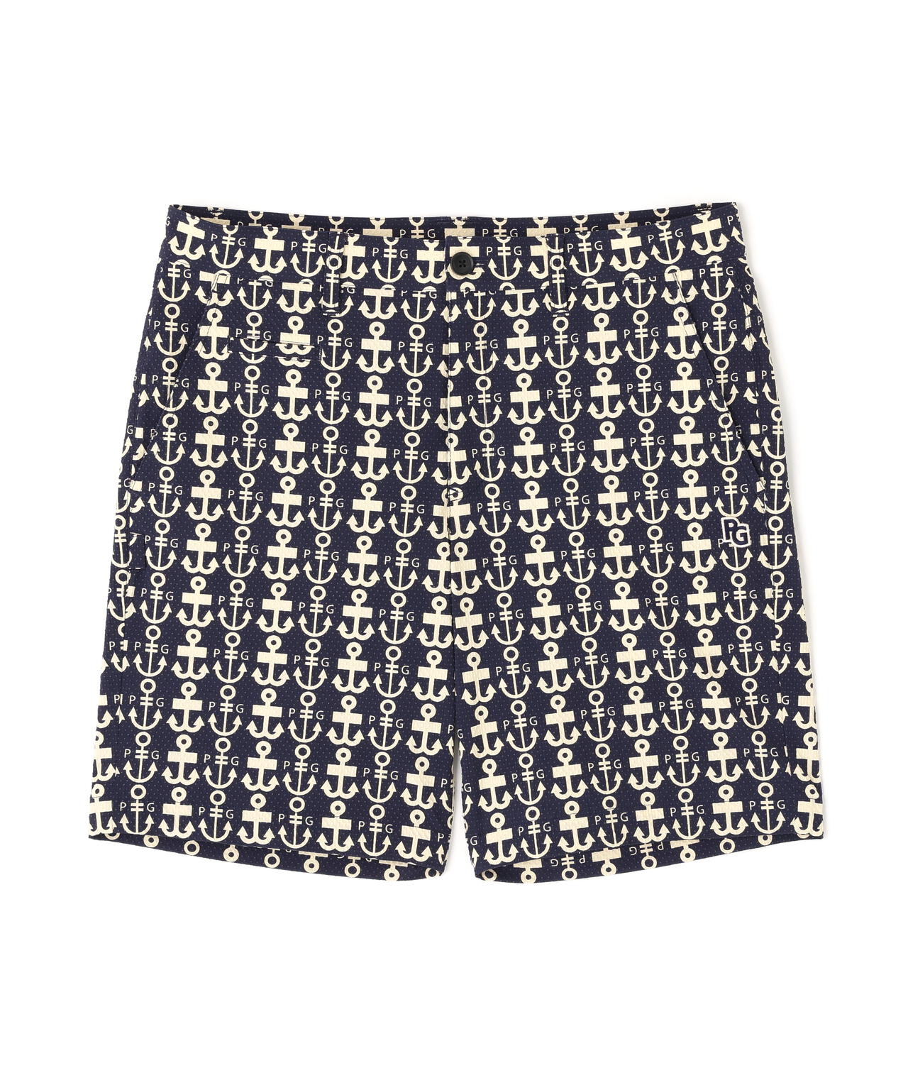 Nyストレッチドビーショートパンツ ＜ロゴアンカー柄＞