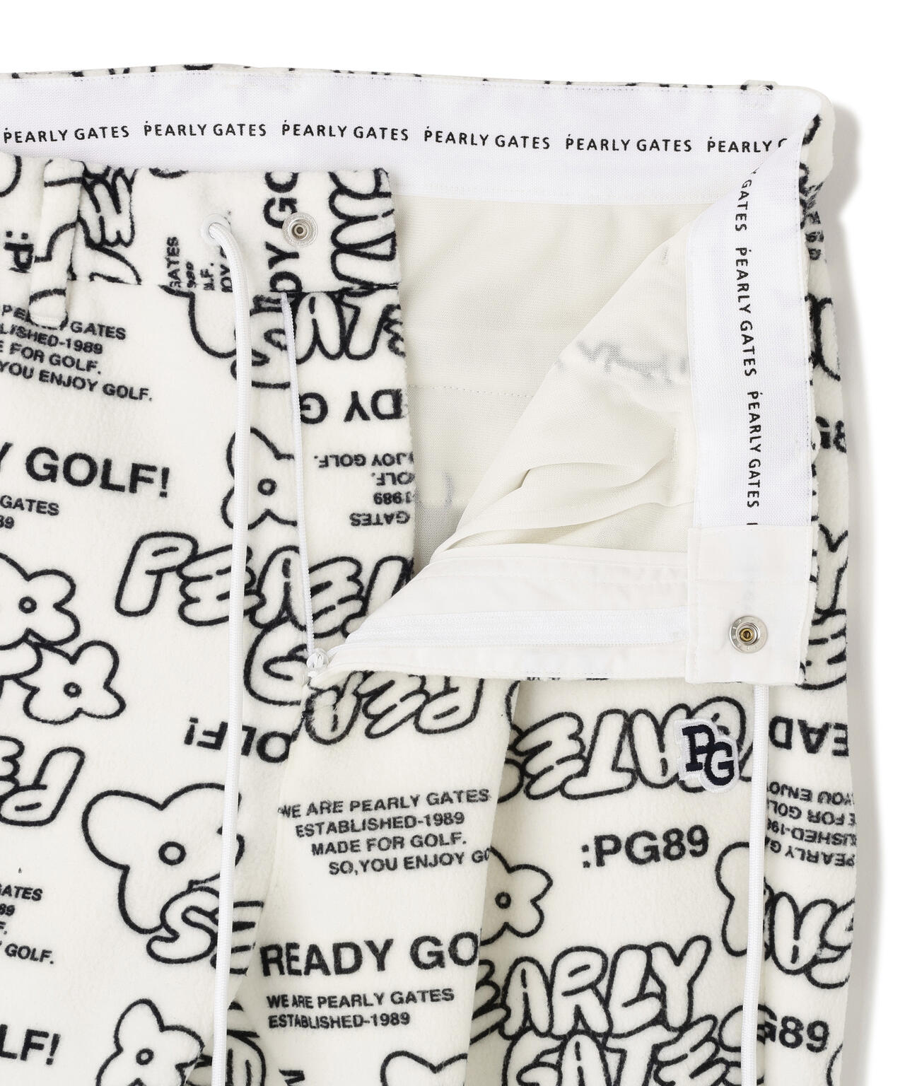 フリース片面起毛パンツ ＜ストリート花柄＞