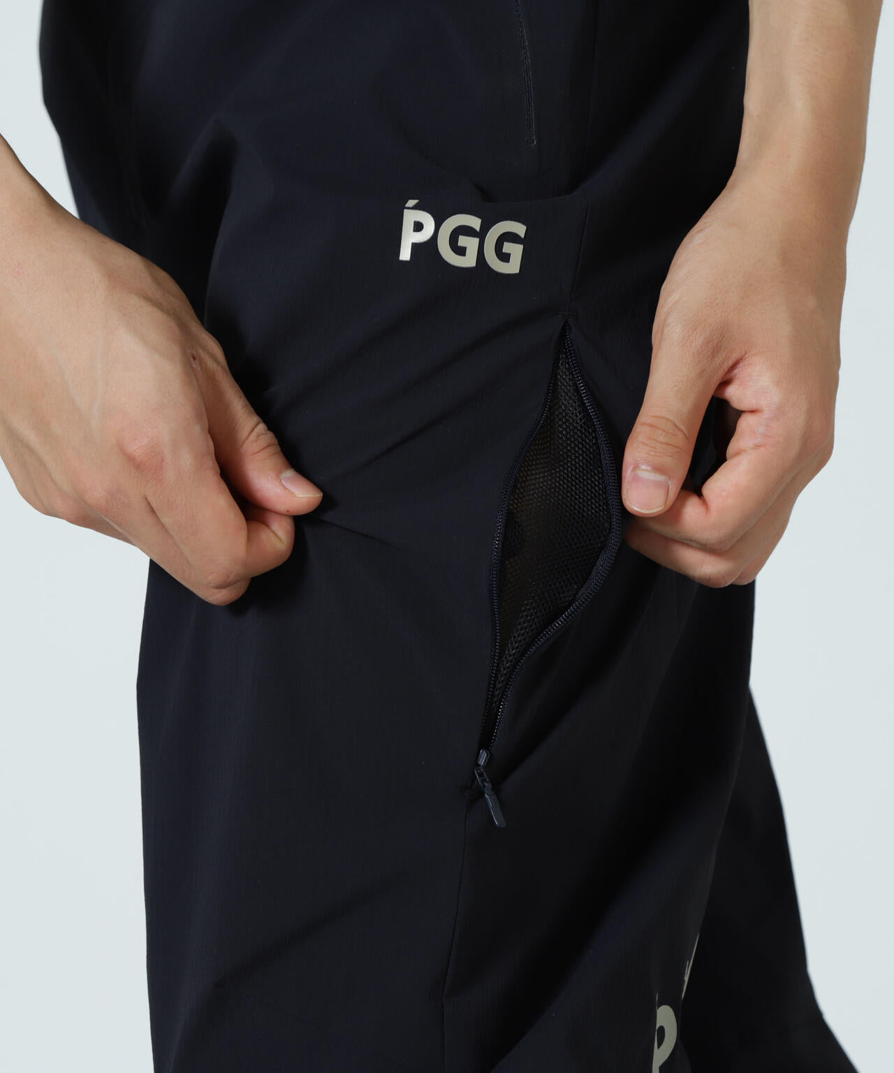 【PGG】【直営店舗&公式オンライン限定】Nyストレッチリップストップ ジョガーパンツ (MENS)