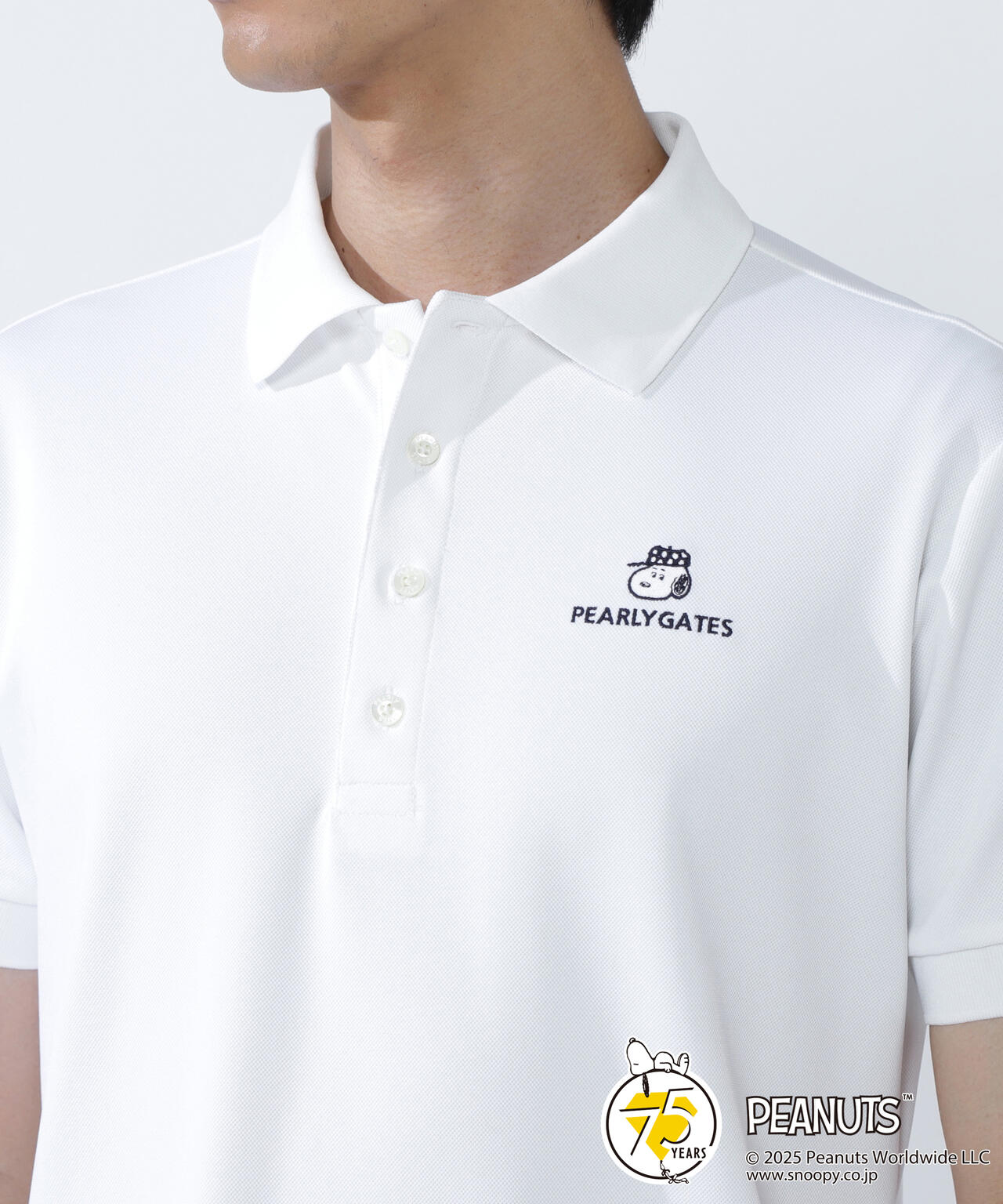 SNOOPY】プライムフレックスカノコ半袖ポロシャツ | PEARLY GATES