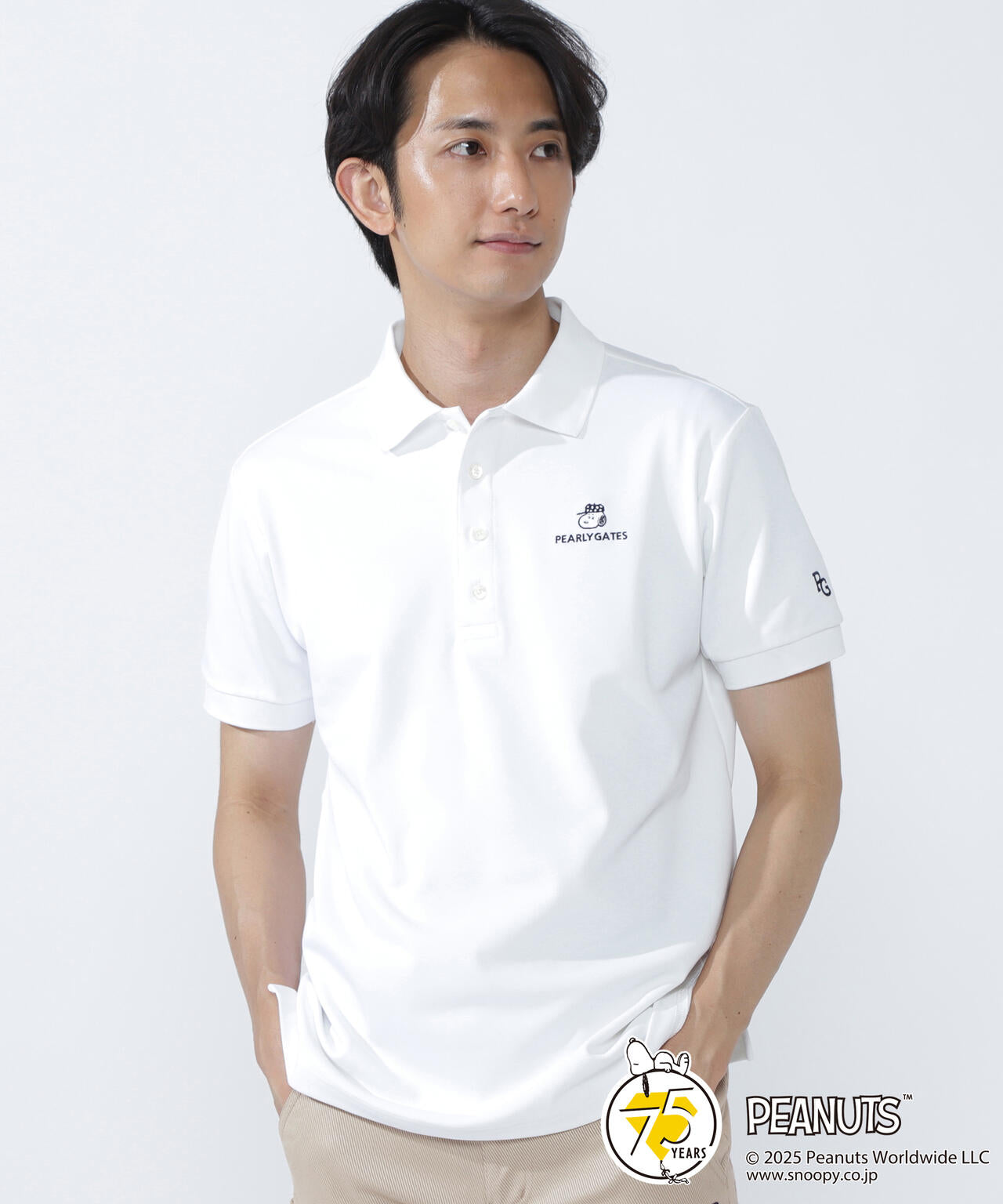 SNOOPY】プライムフレックスカノコ半袖ポロシャツ | PEARLY GATES