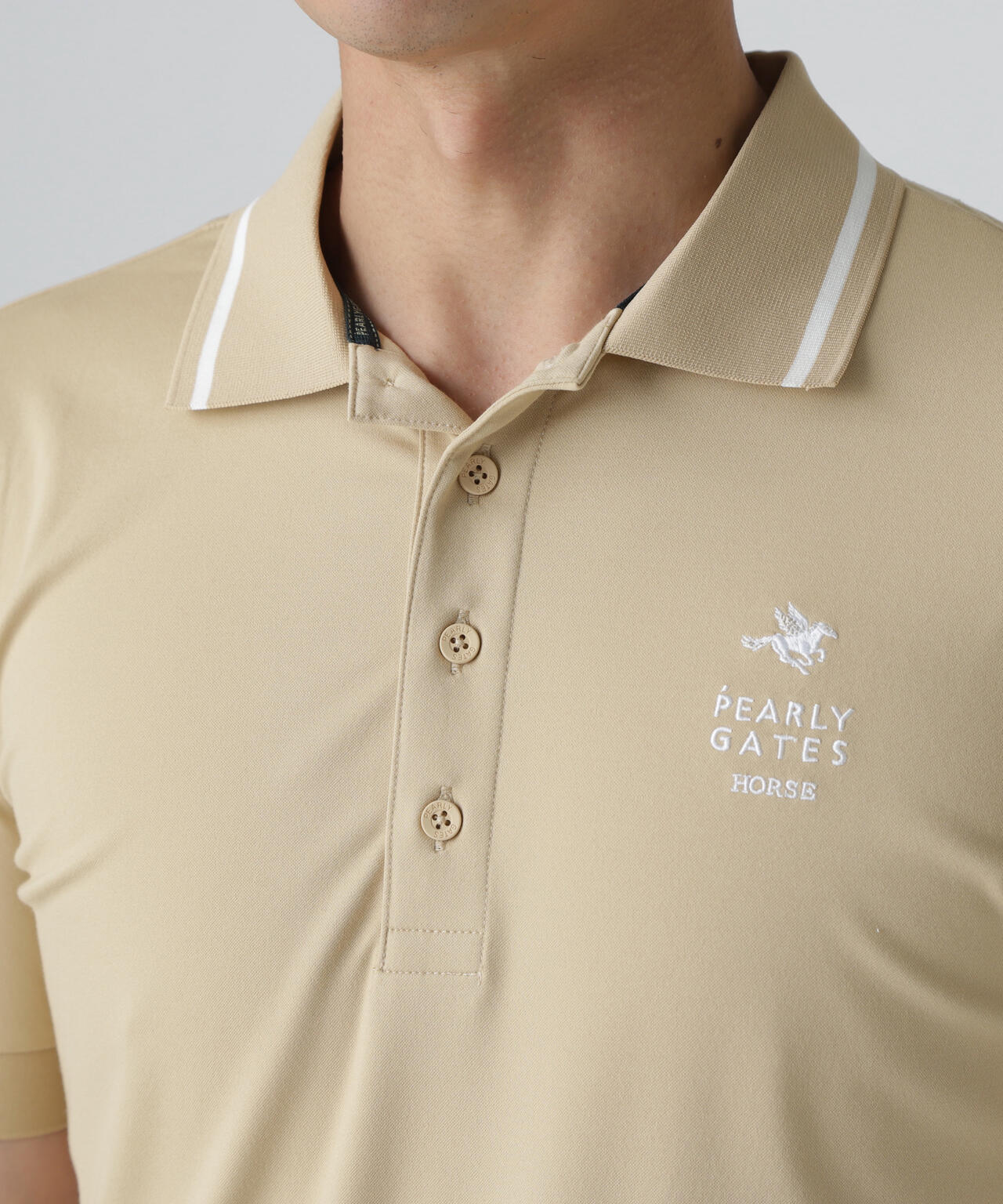 【PGHORSE】 MUTEKIベアスムース半袖ポロシャツ