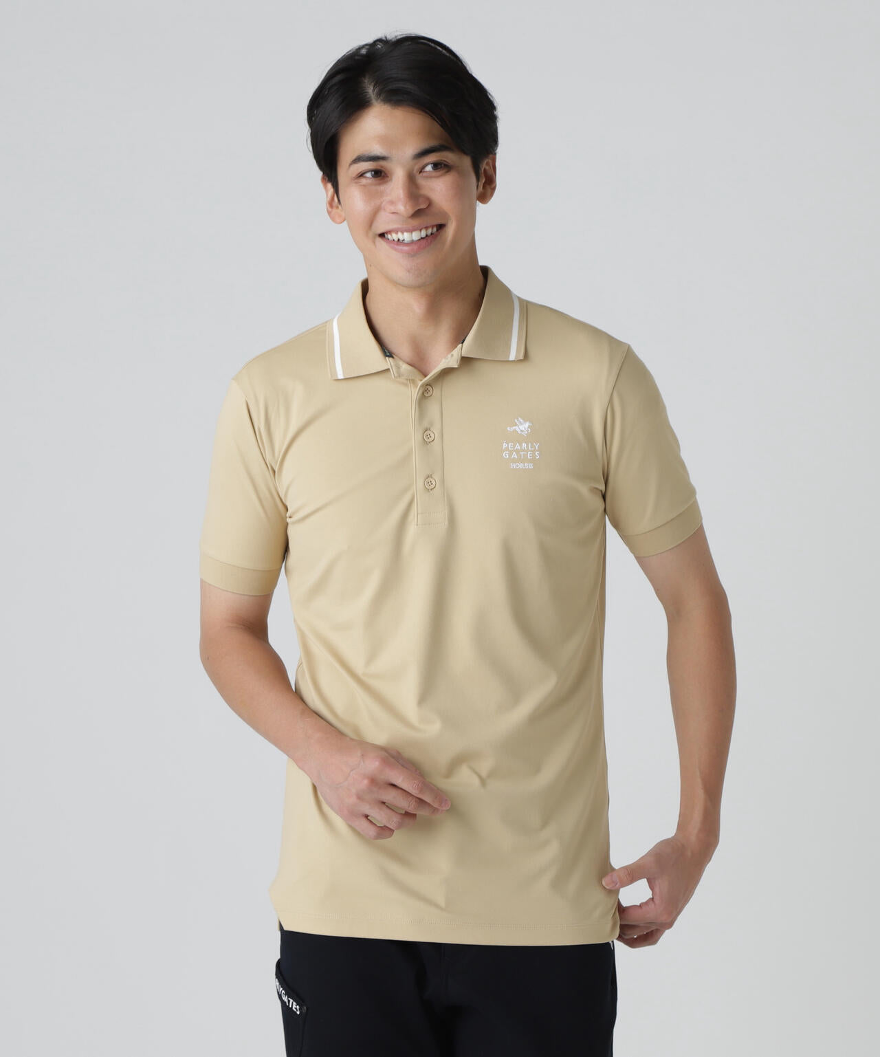 【PGHORSE】 MUTEKIベアスムース半袖ポロシャツ