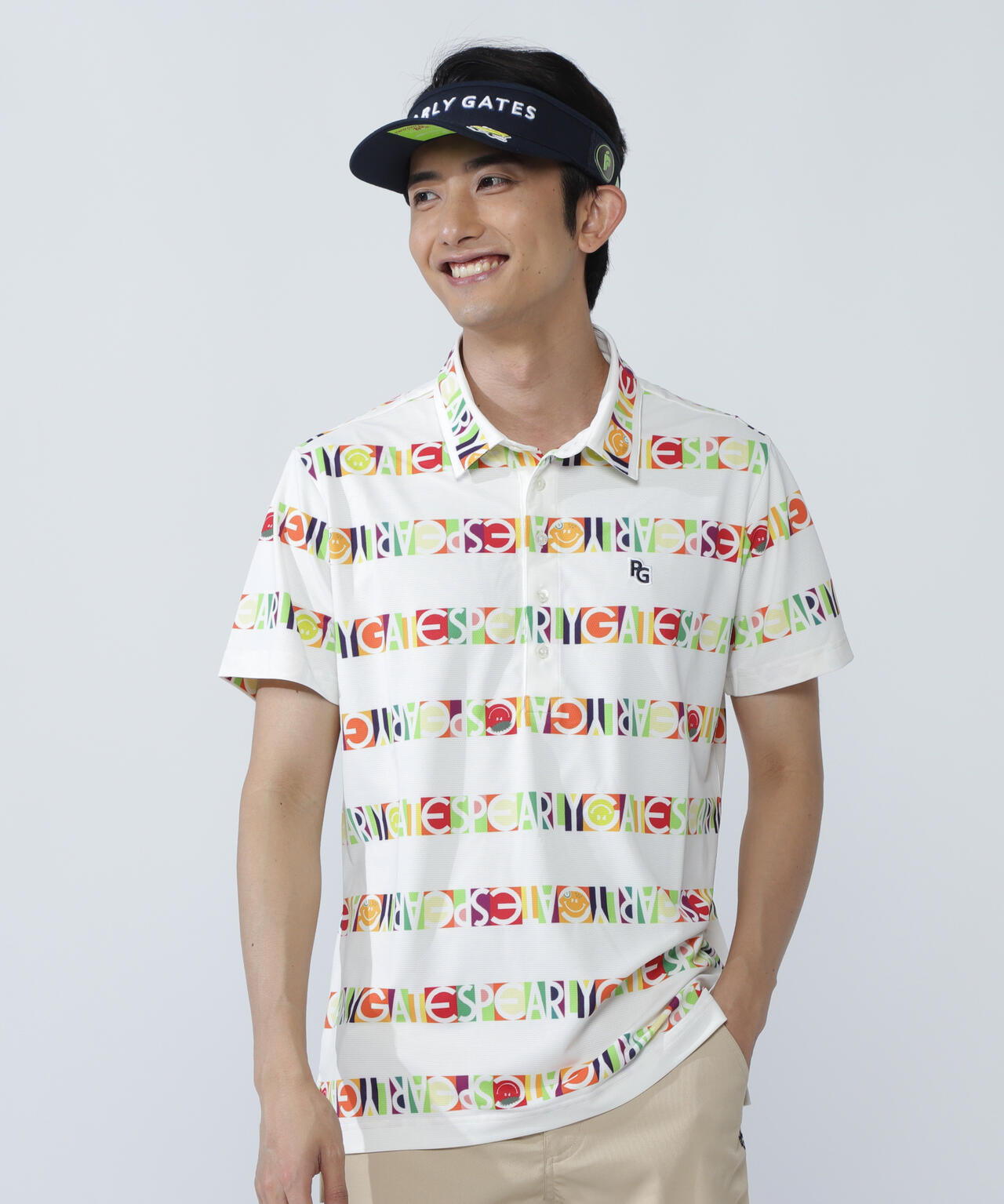 ビオニコシールボーダー半袖ポロシャツ