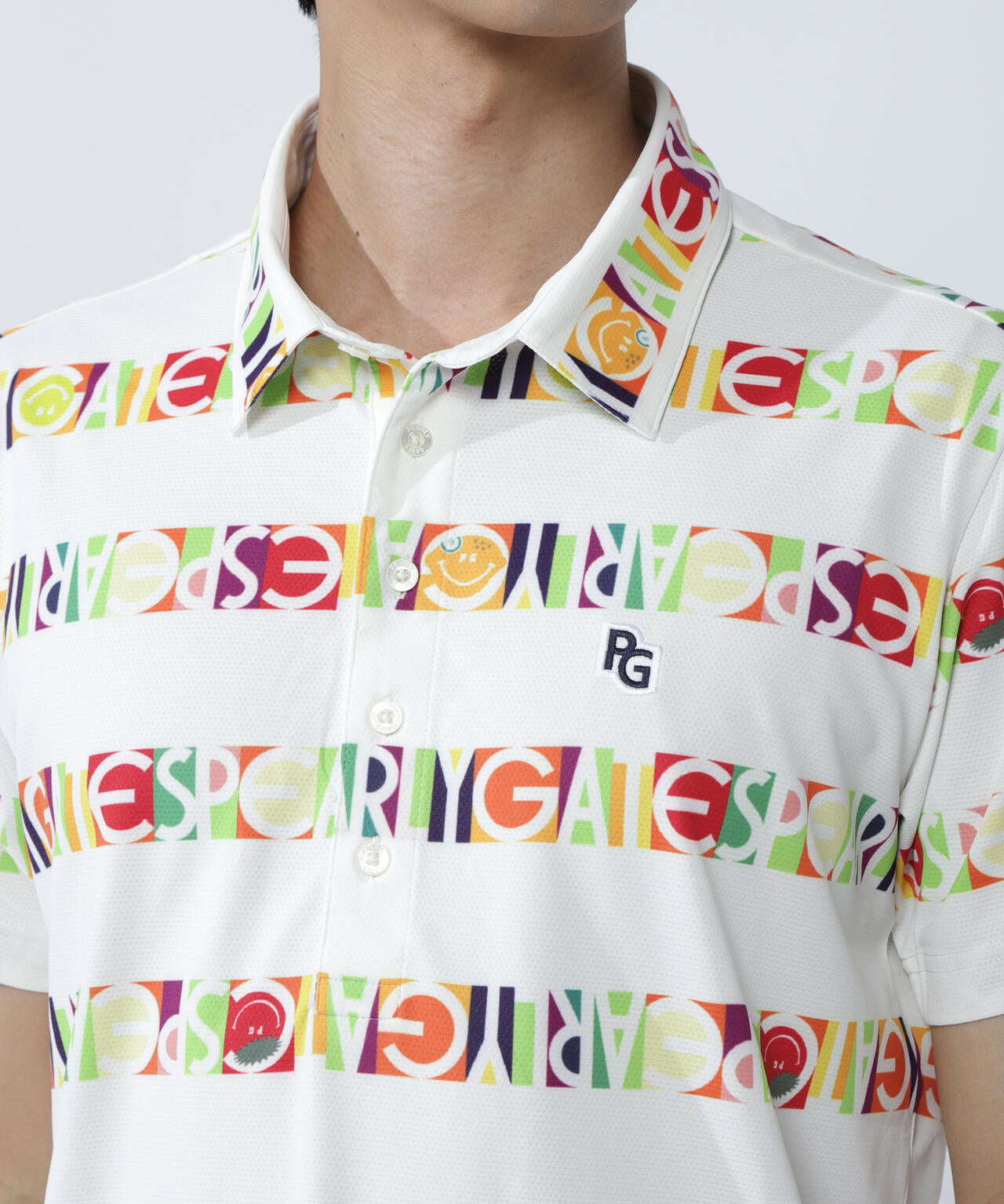 ビオニコシールボーダー半袖ポロシャツ