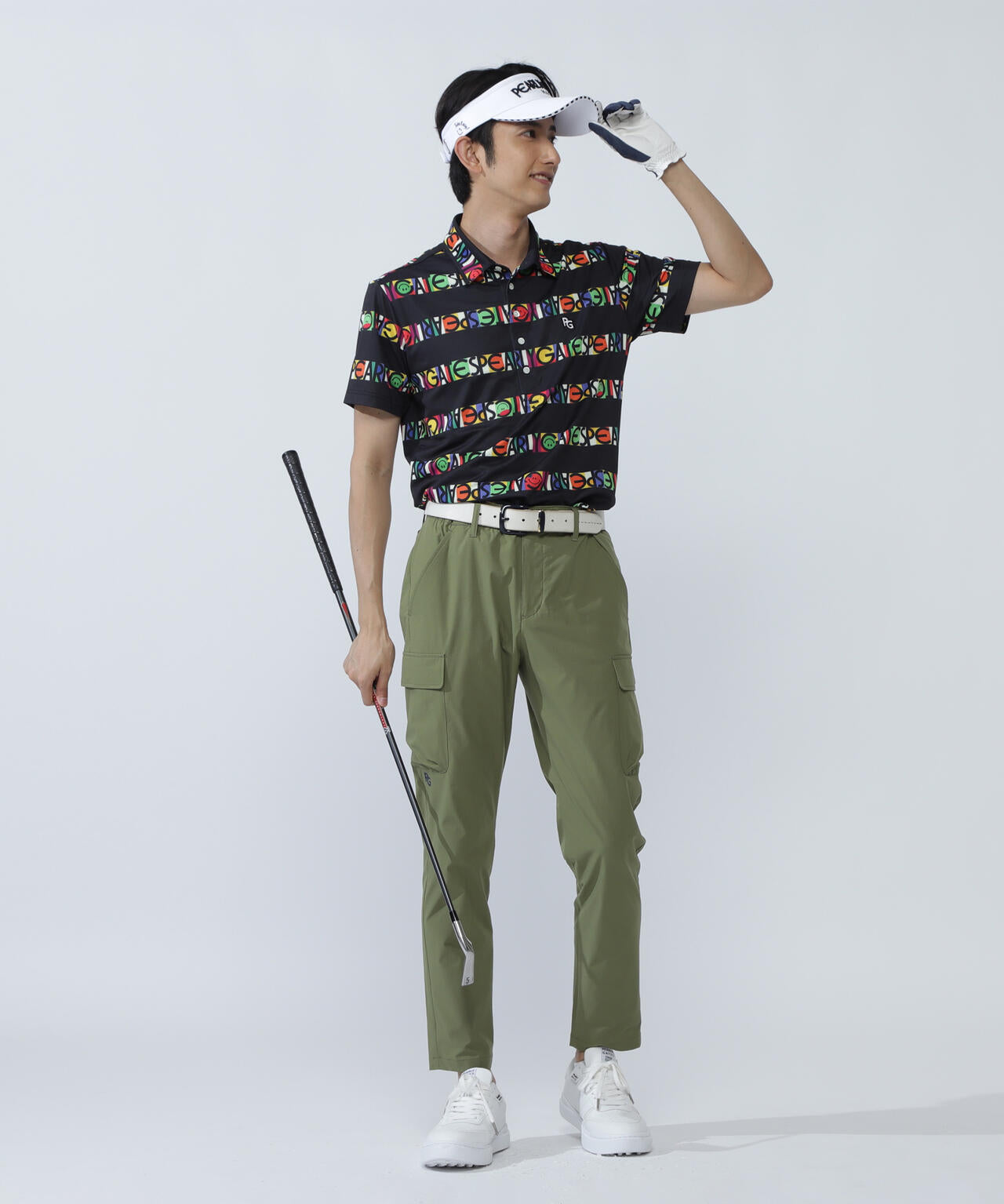 ビオニコシールボーダー半袖ポロシャツ