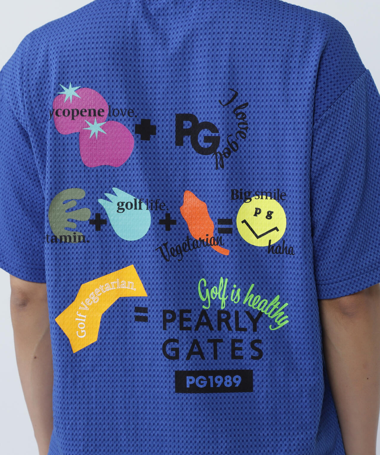 ✨極美品✨5(L) シアサッカー 半袖シャツ 総柄 フローラル パーリーゲイツ ✨極美品✨5(L) シアサッカー 半袖シャツ 総柄 フローラル