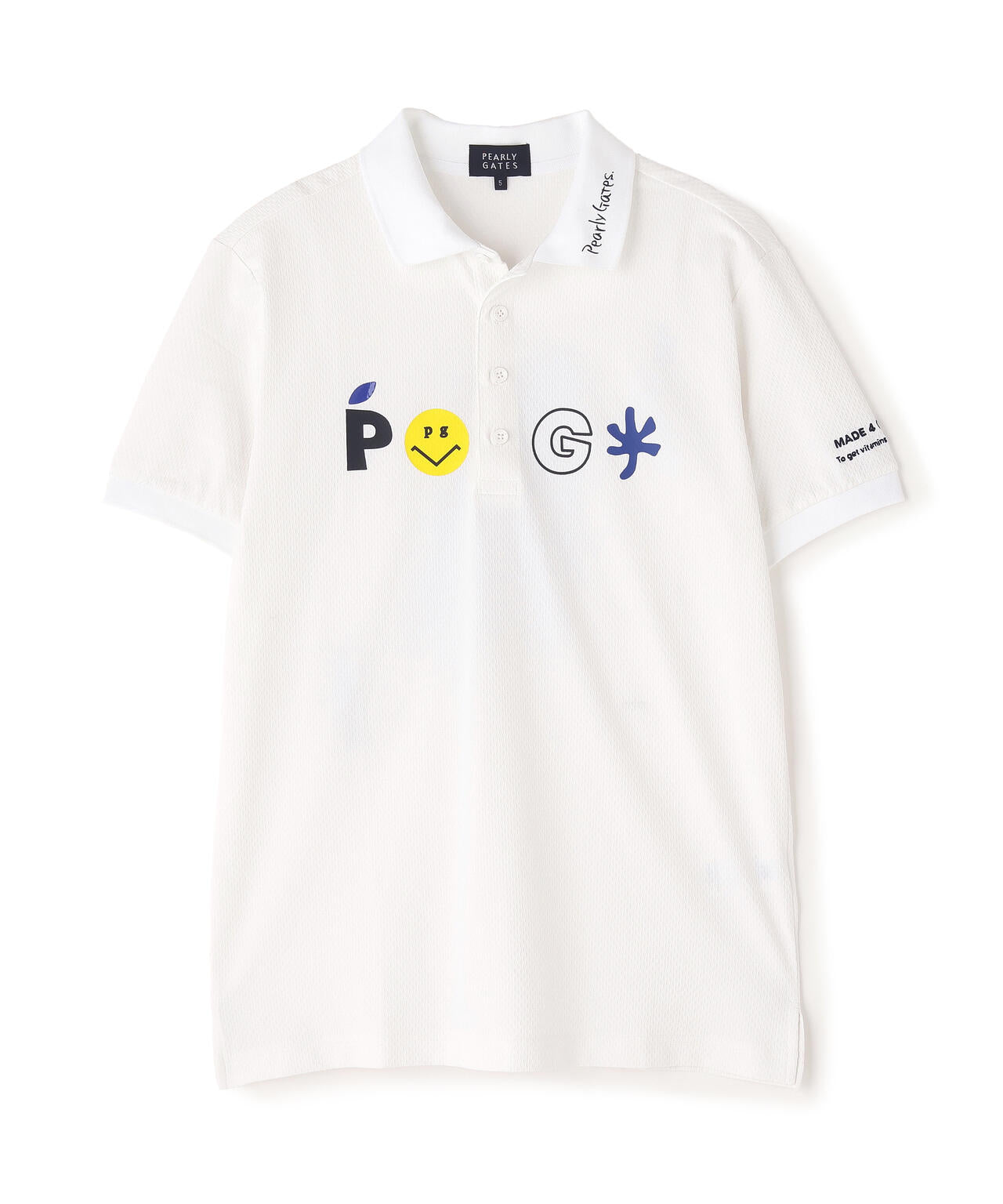 サッカーチェック半袖ポロシャツ