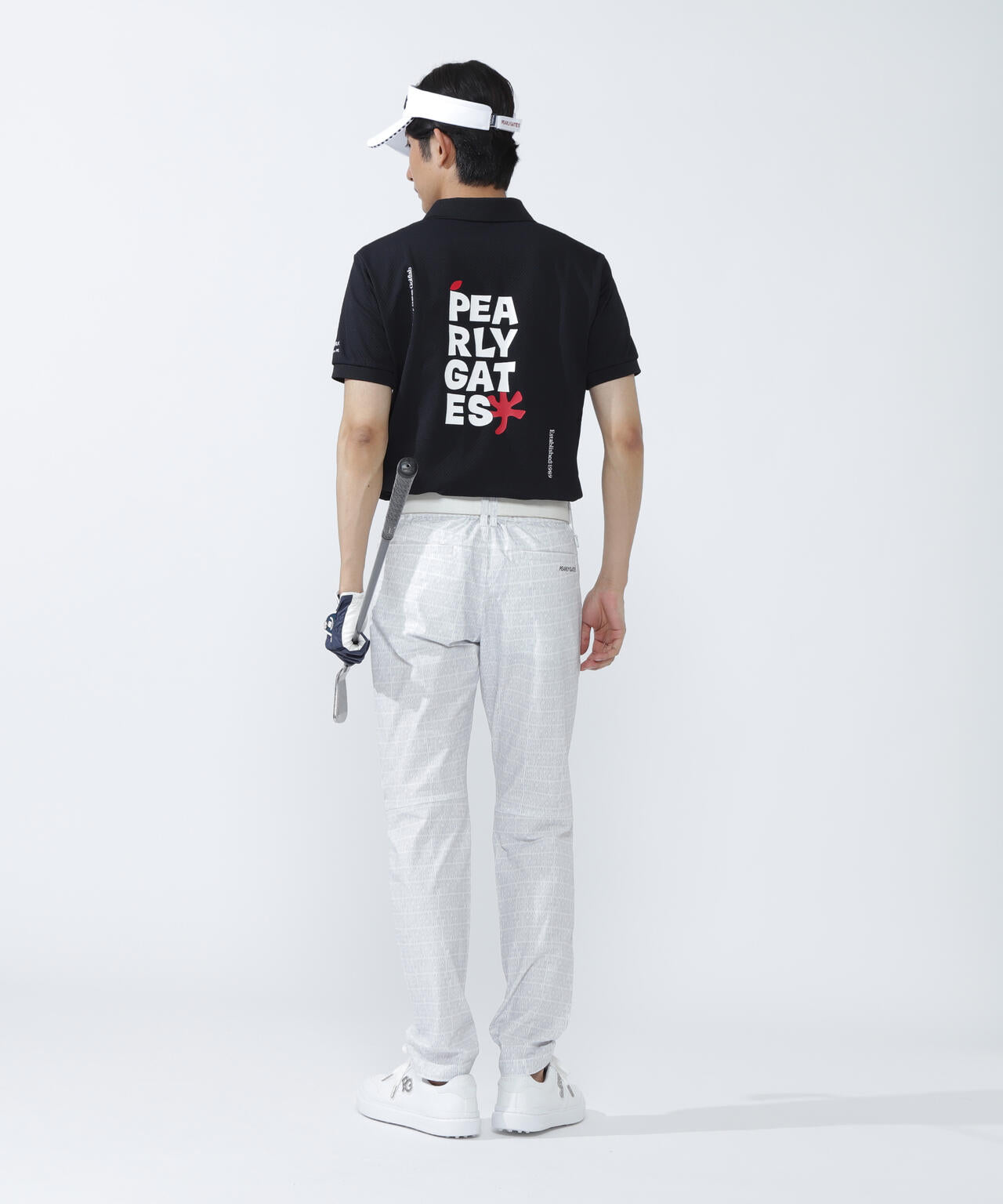 サッカーチェック半袖ポロシャツ