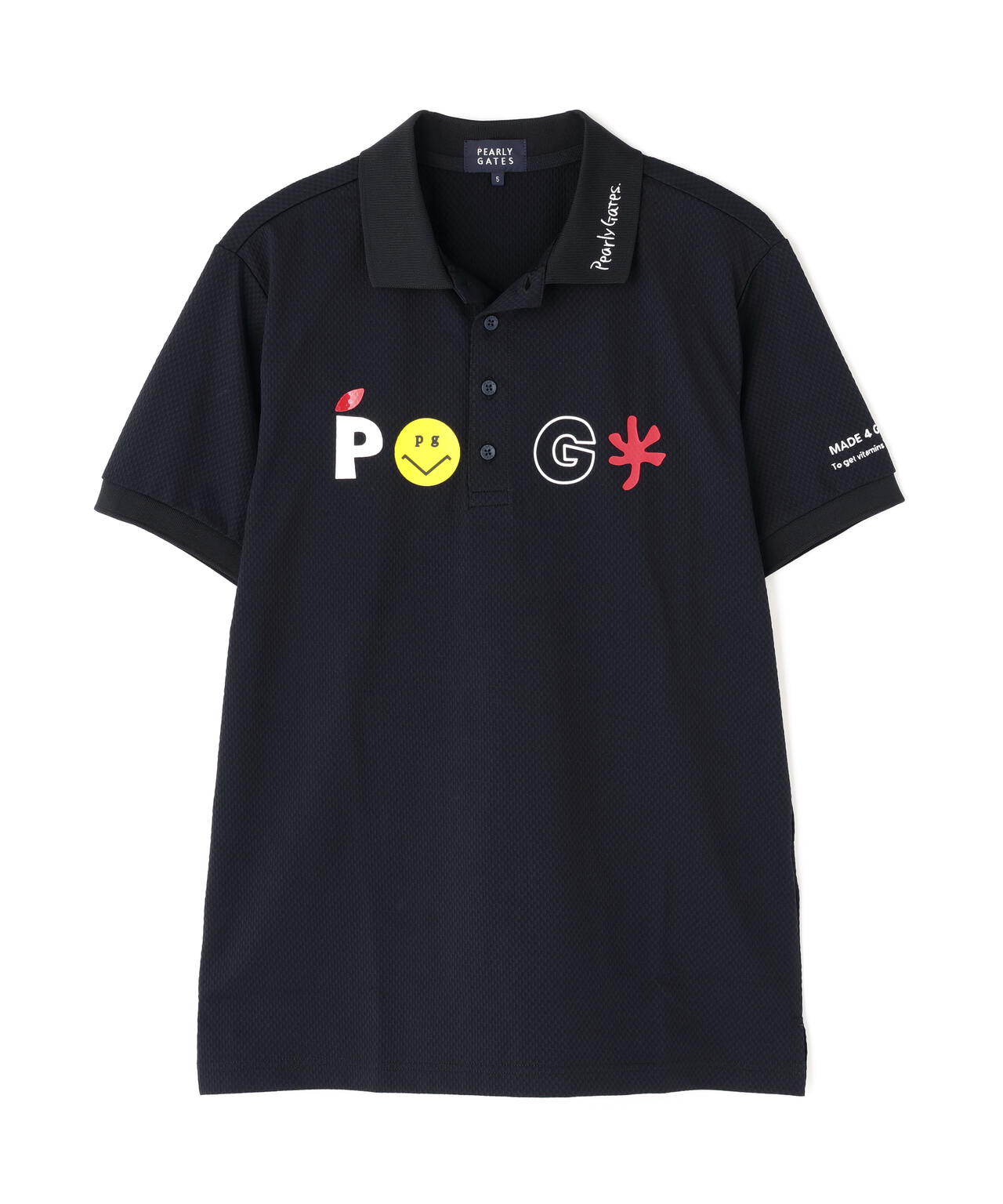 サッカーチェック半袖ポロシャツ