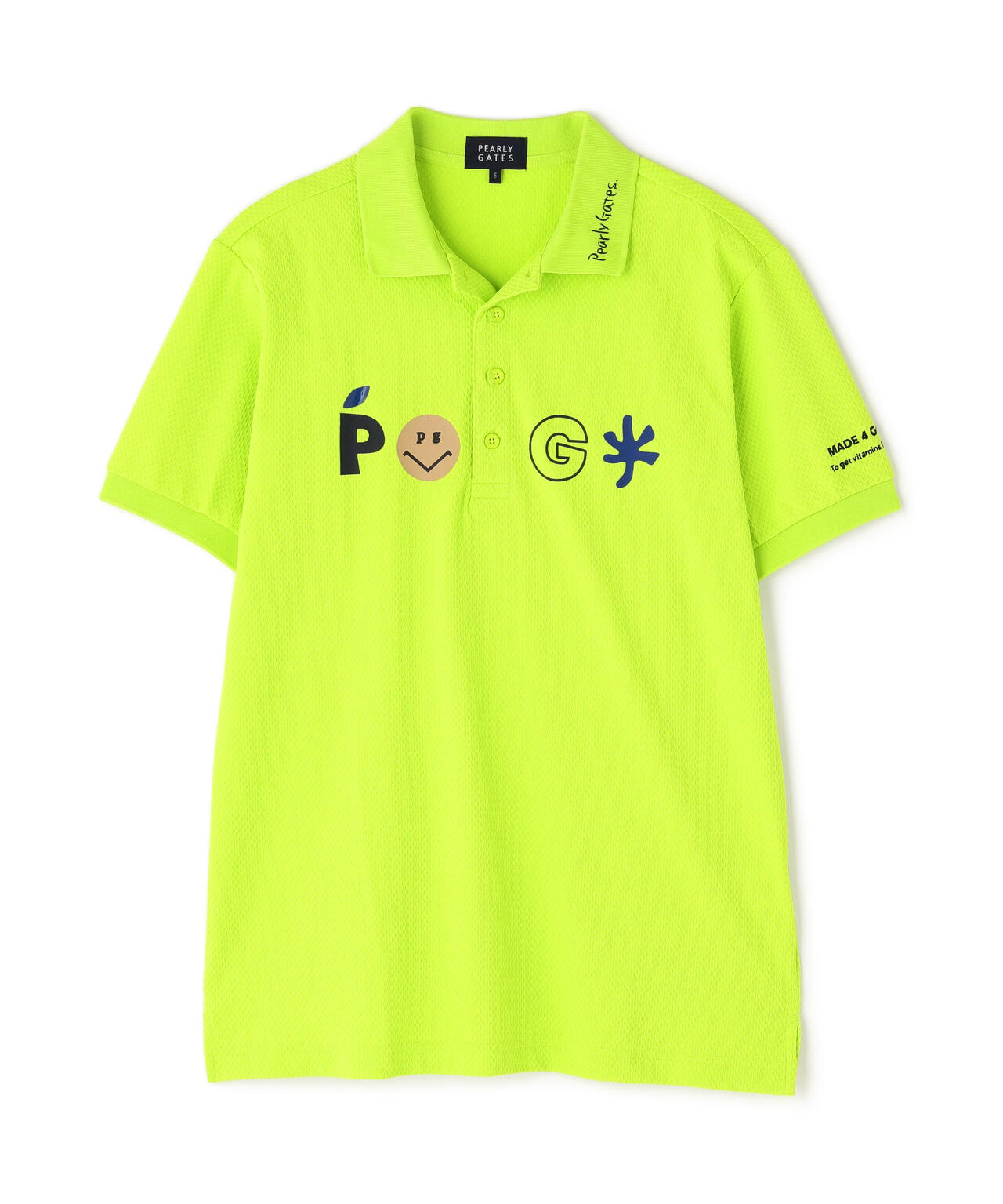 サッカーチェック半袖ポロシャツ