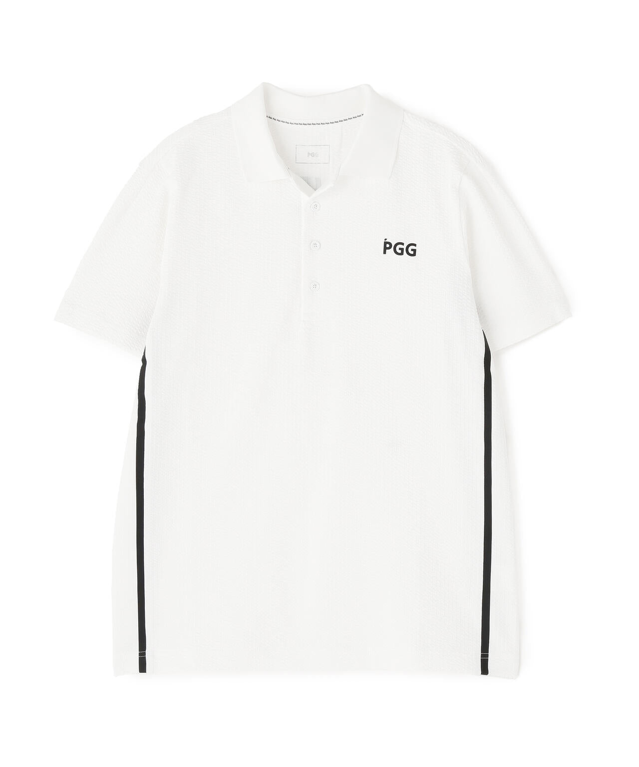 【PGG】【直営店舗&公式オンライン限定】ドライミックスストレッチリブフェイス半袖ポロシャツ (MENS)