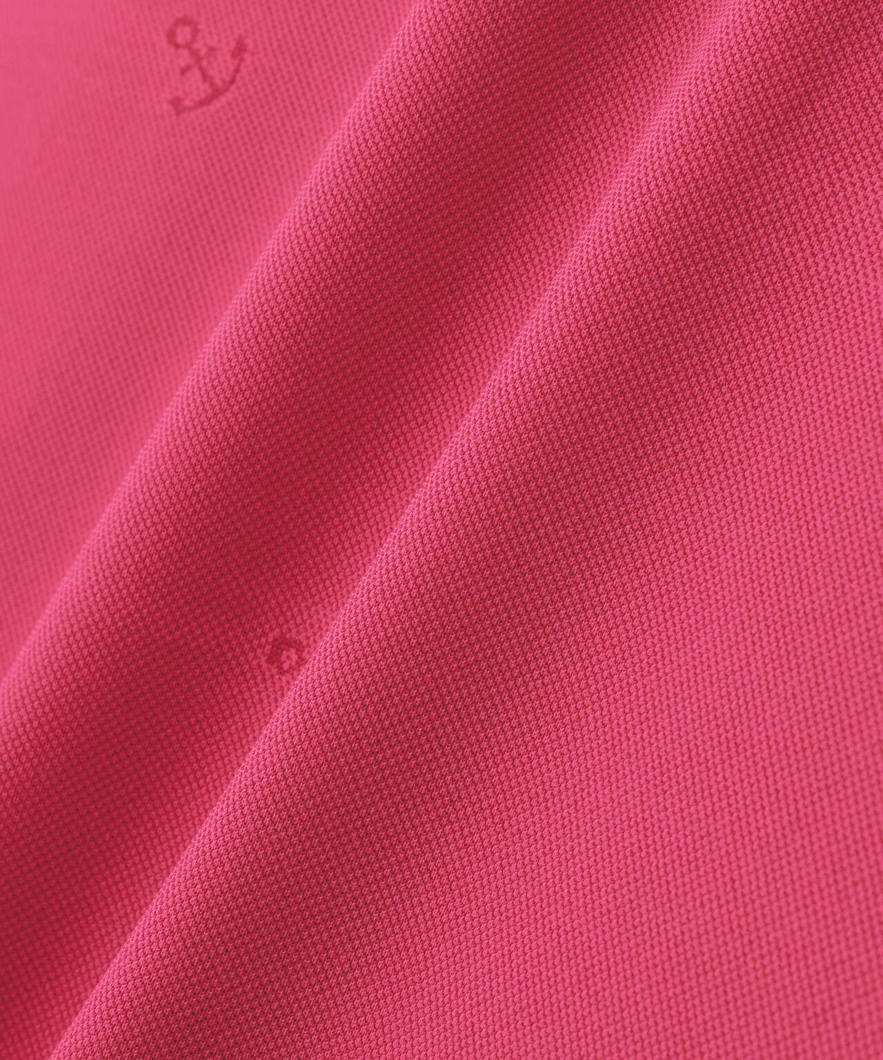 ストレッチカノコアンカージャガード半袖ポロシャツ