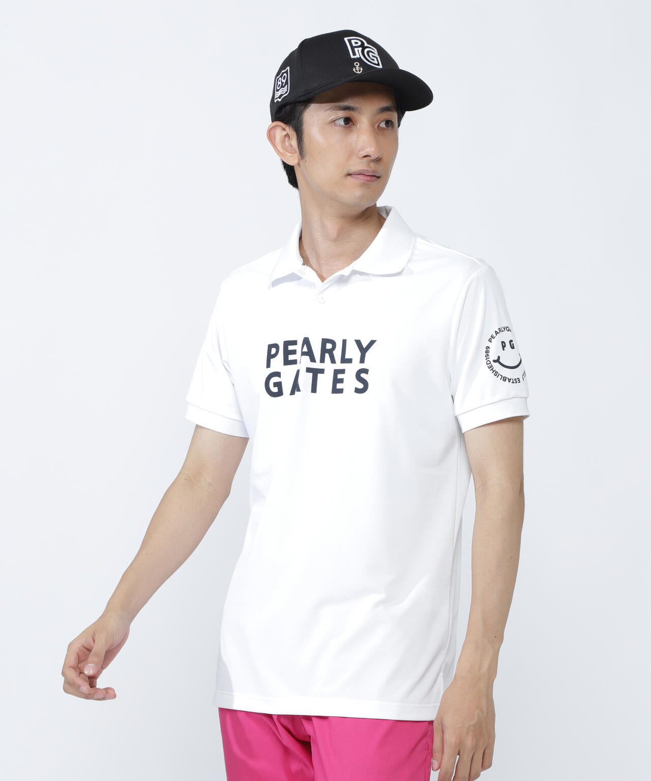 PG is PG ハイゲージストレッチBOXカノコ半袖ポロシャツ