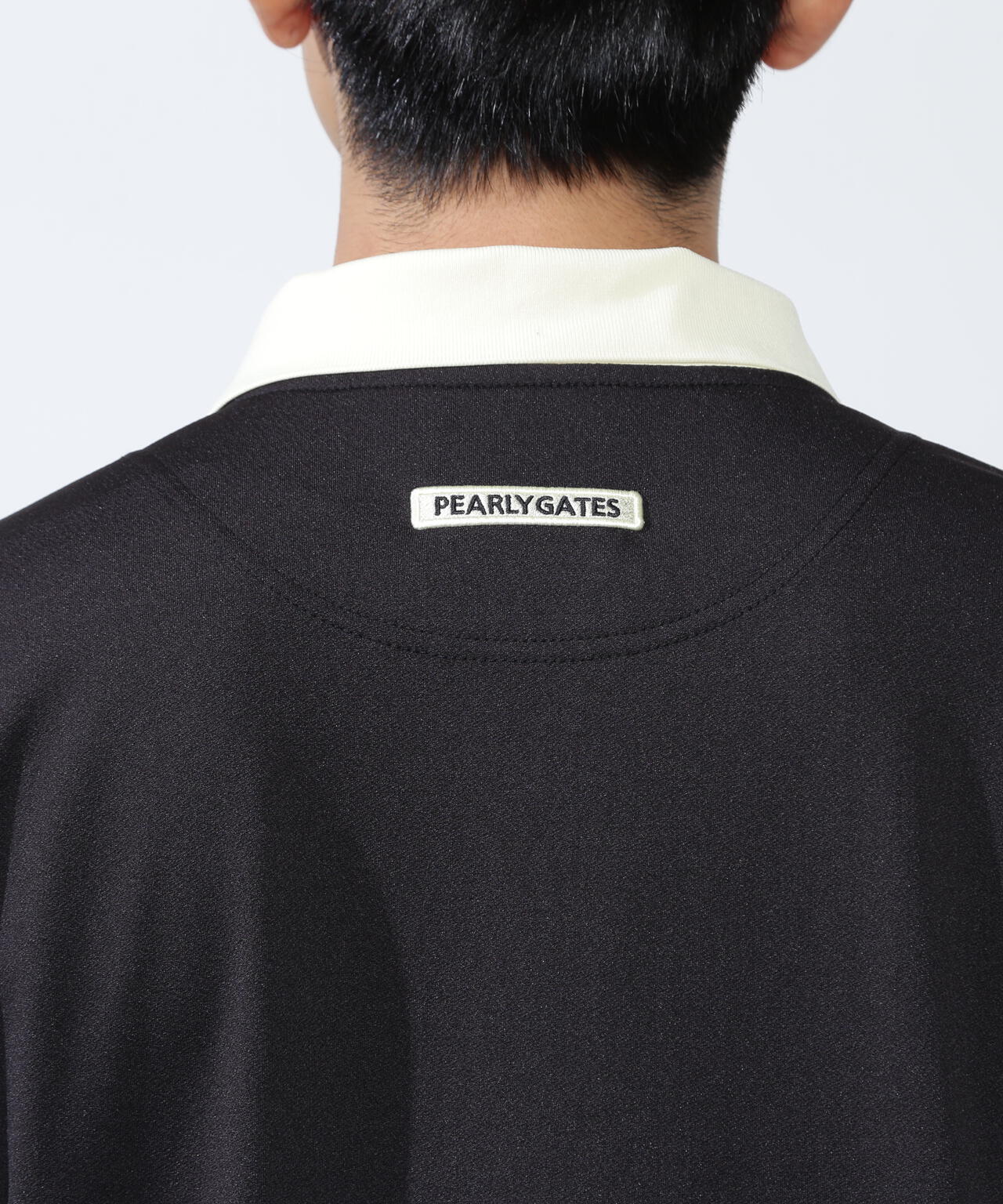 梨地半袖ポロシャツ