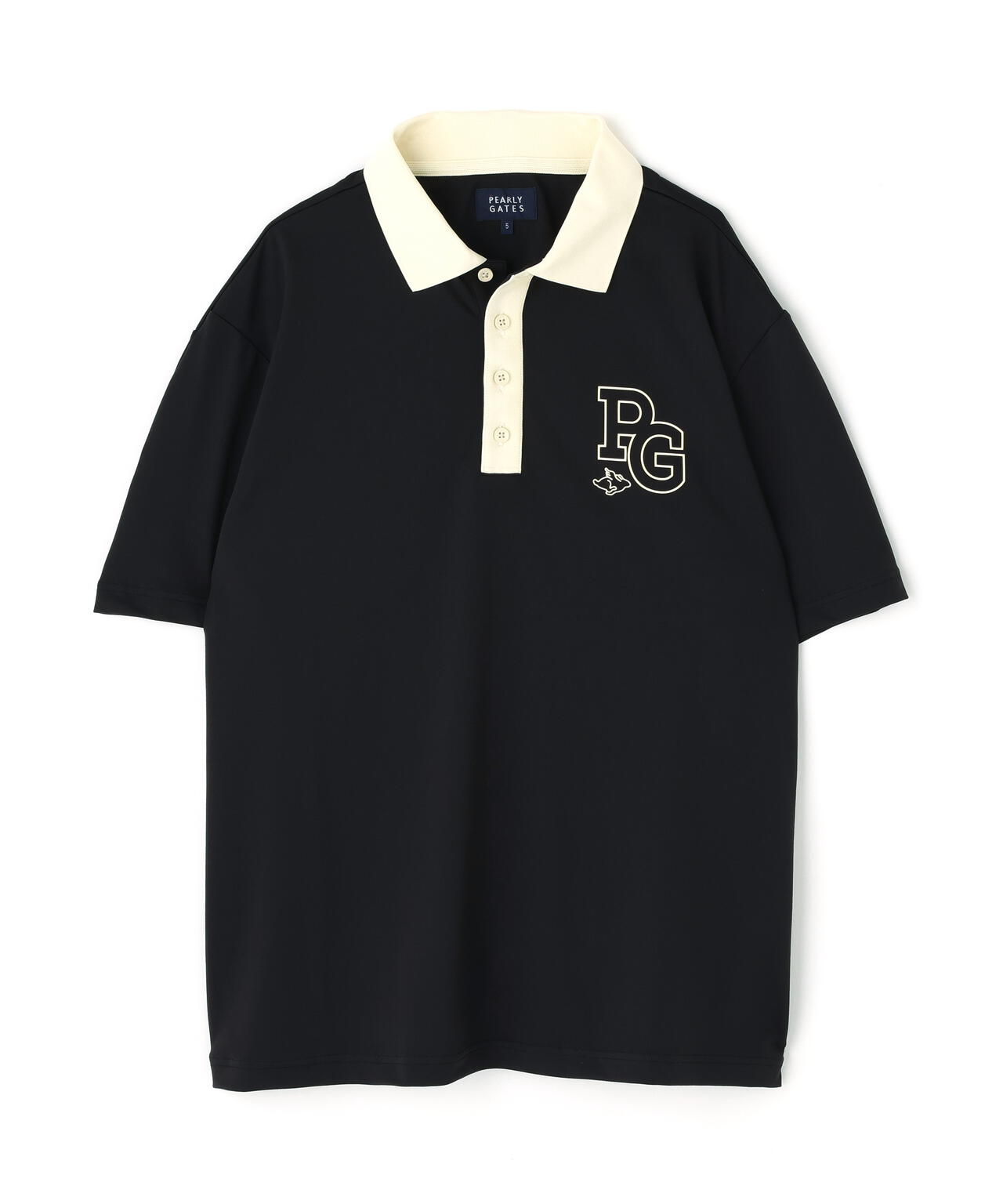 梨地半袖ポロシャツ