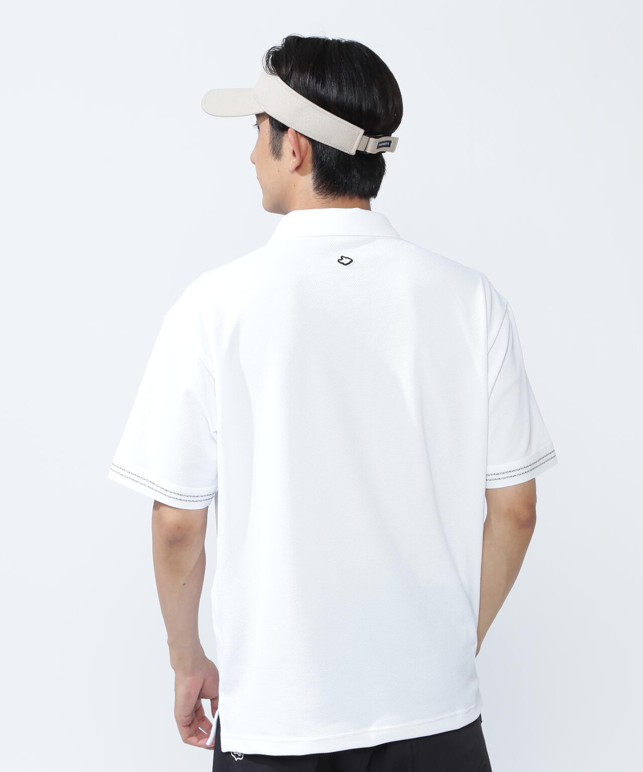 ストレッチミニバブル半袖ポロシャツ