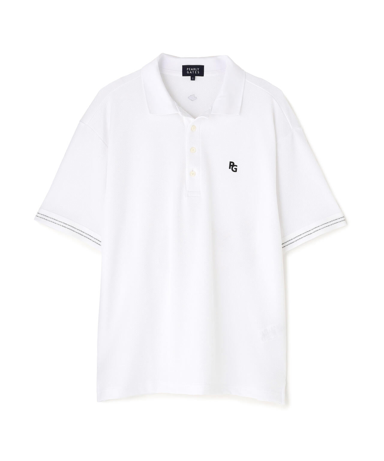 ストレッチミニバブル半袖ポロシャツ