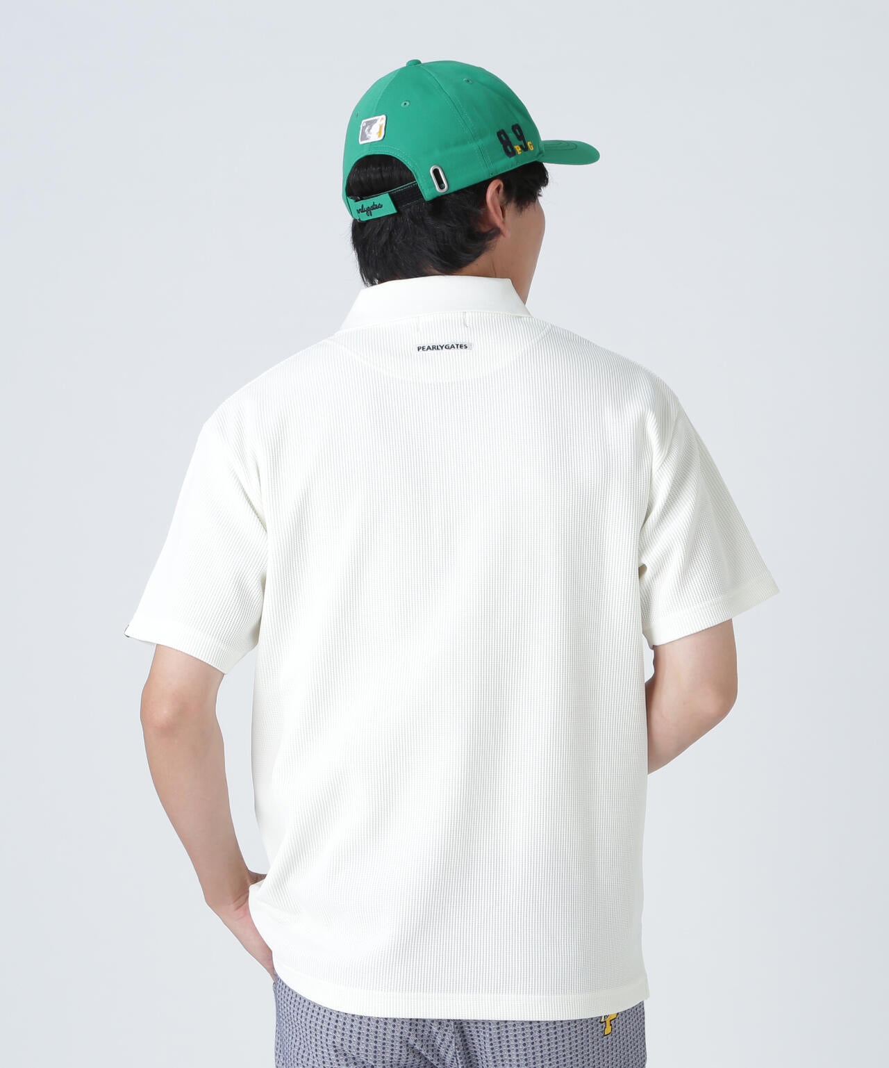 アクセンシャルゼブラワッフル半袖ポロシャツ | PEARLY GATES