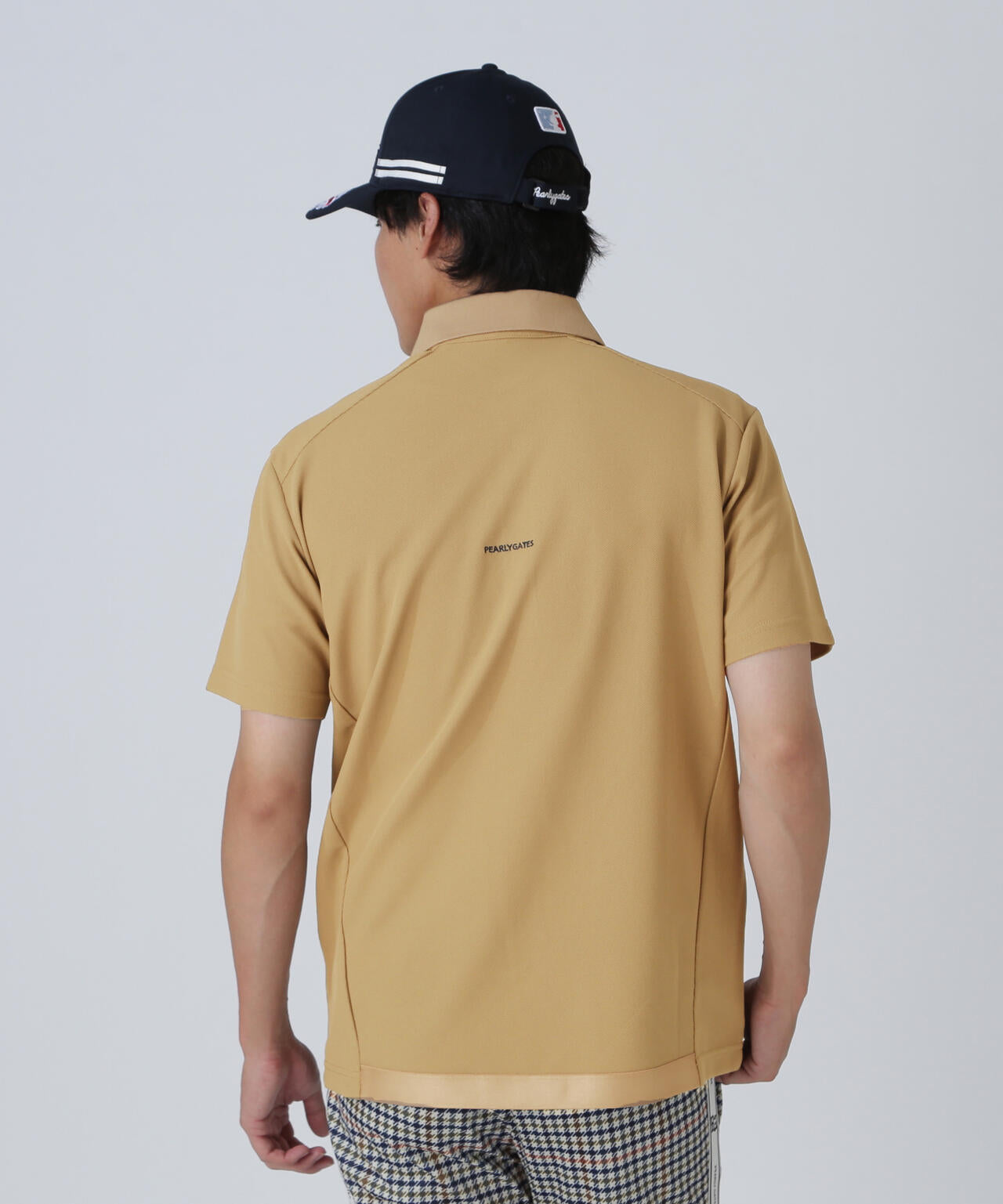 ハイエアーパームタイプカノコ半袖ポロシャツ