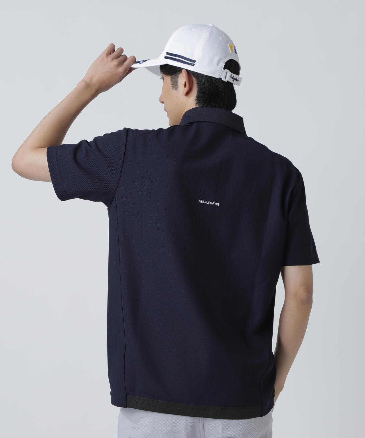 ハイエアーパームタイプカノコ半袖ポロシャツ