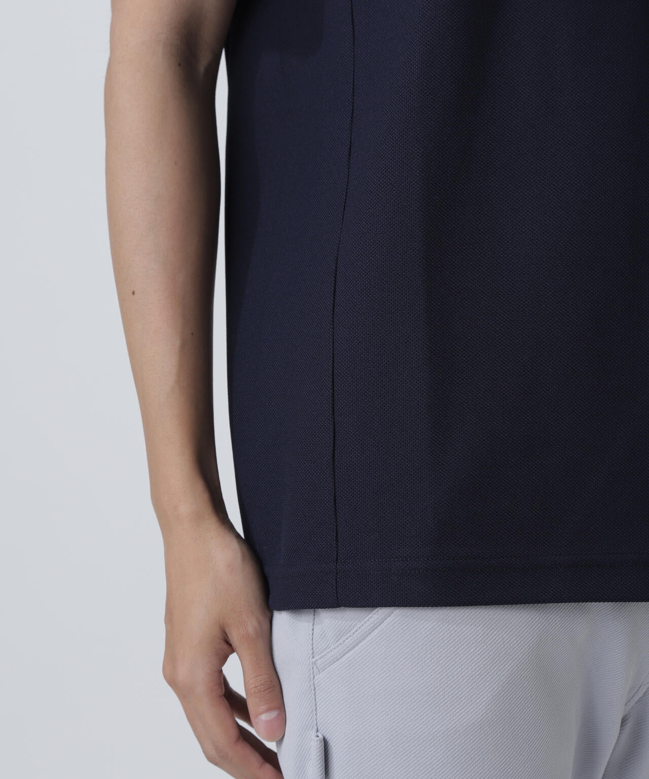 ハイエアーパームタイプカノコ半袖ポロシャツ