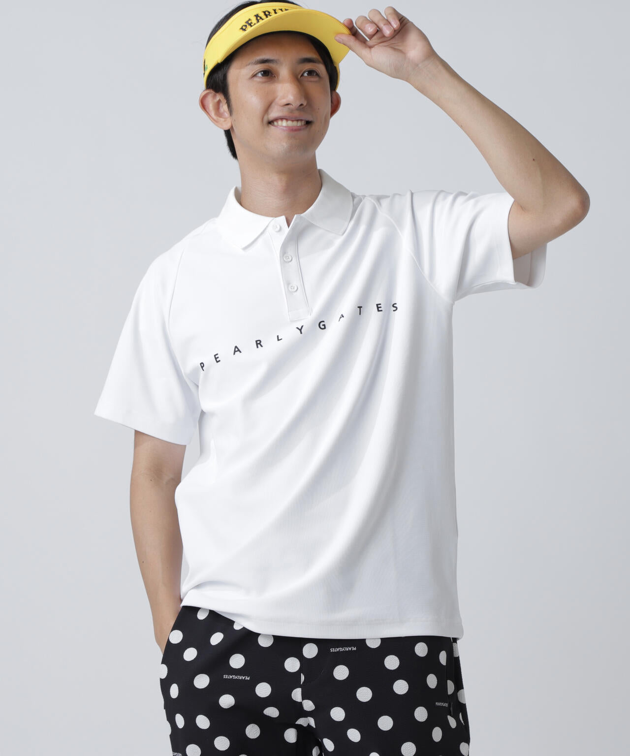 フルダルパールトリコット半袖ポロシャツ