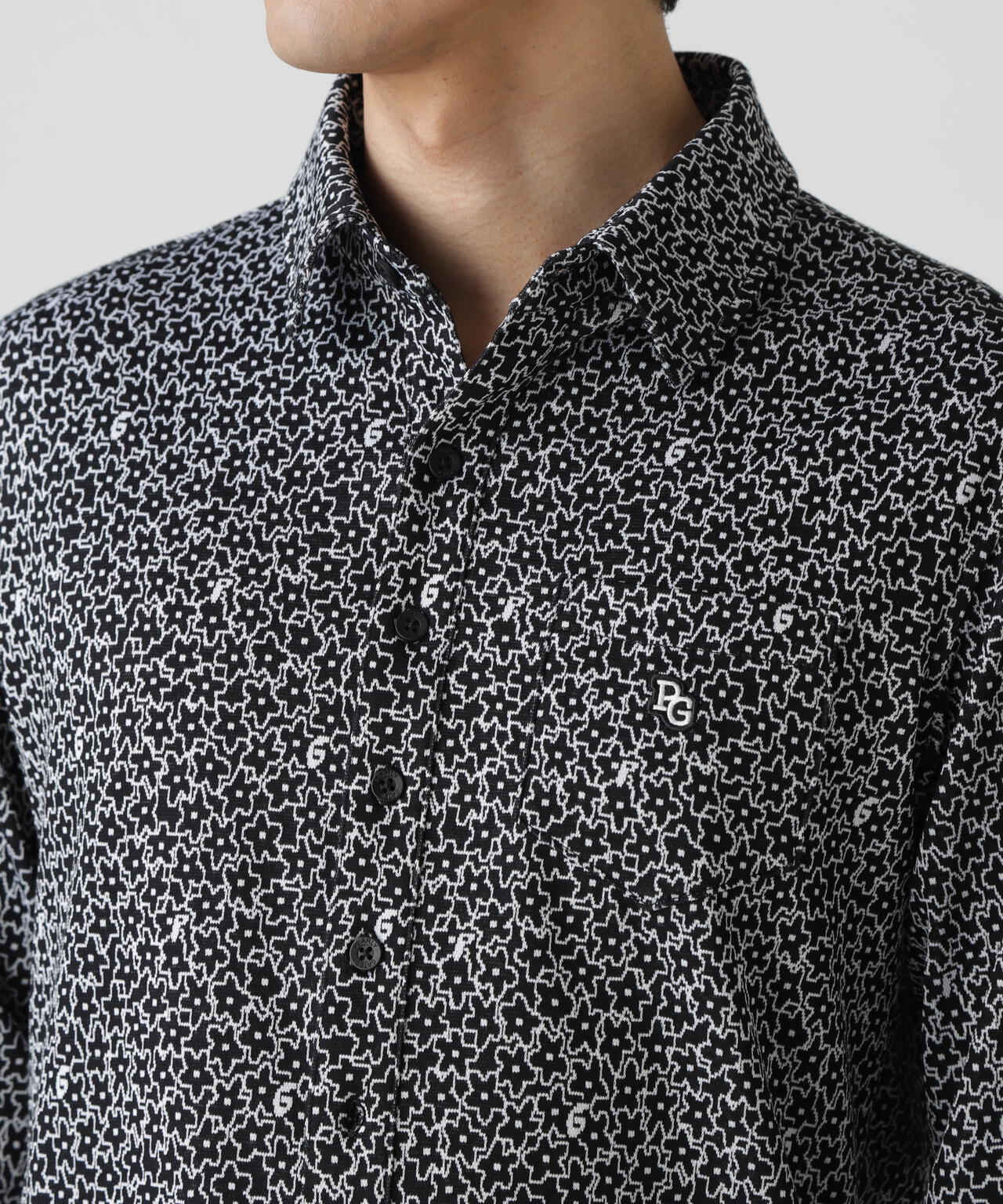 C/PeストレッチWJQ長袖カットソープルオーバー ＜MIXパターン＞