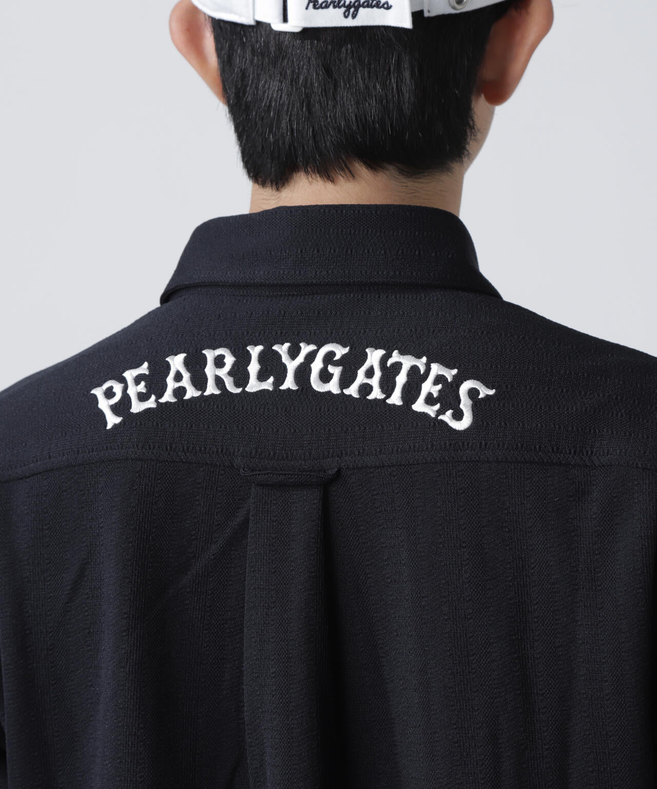 タックジャガードストライプ長袖カットソー