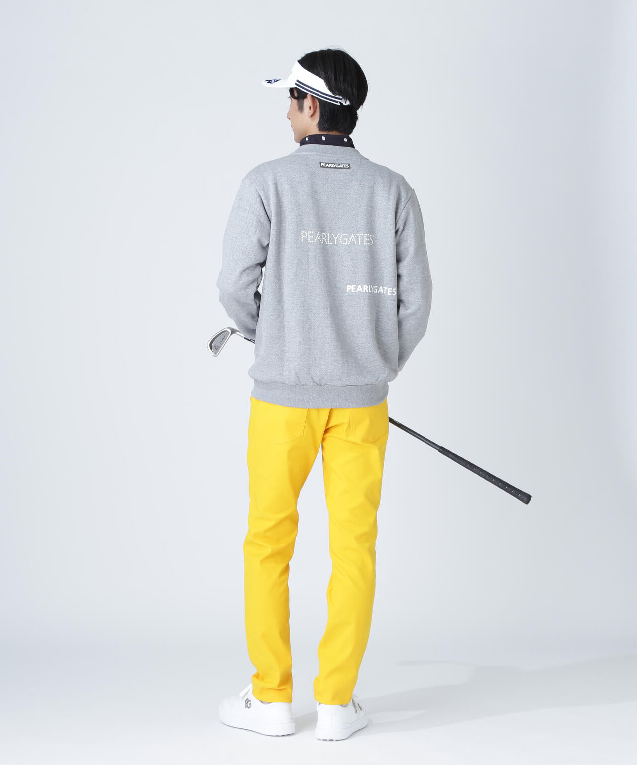 ジグザグ裏毛ジャガードクルーネックスウェットプルオーバー