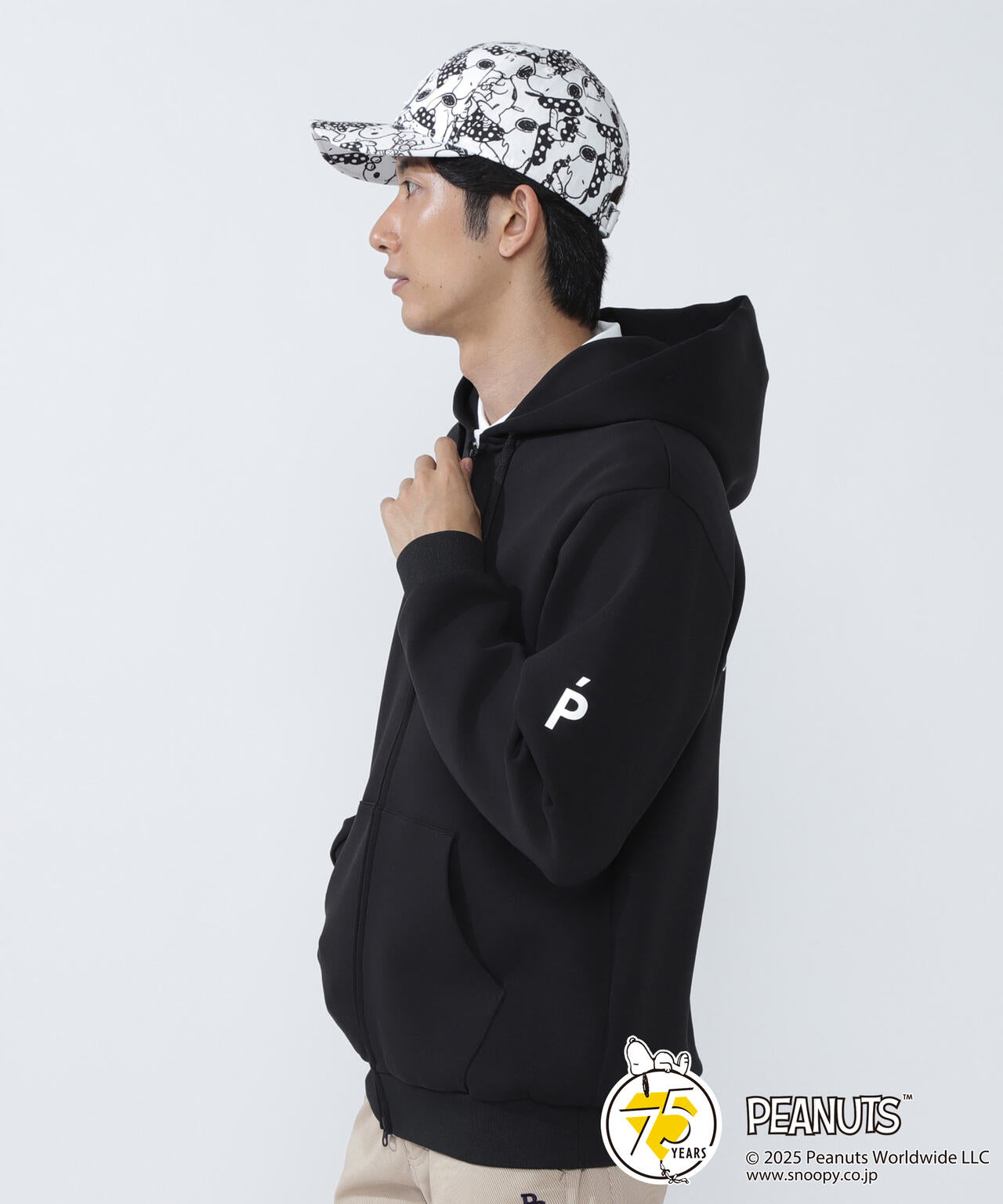 パーリーゲイツ ／ スヌーピー コットンキャップ 053-4107531 新品 パーリーゲイツ ／ スヌーピー コットンキャップ 053-4107531 新品