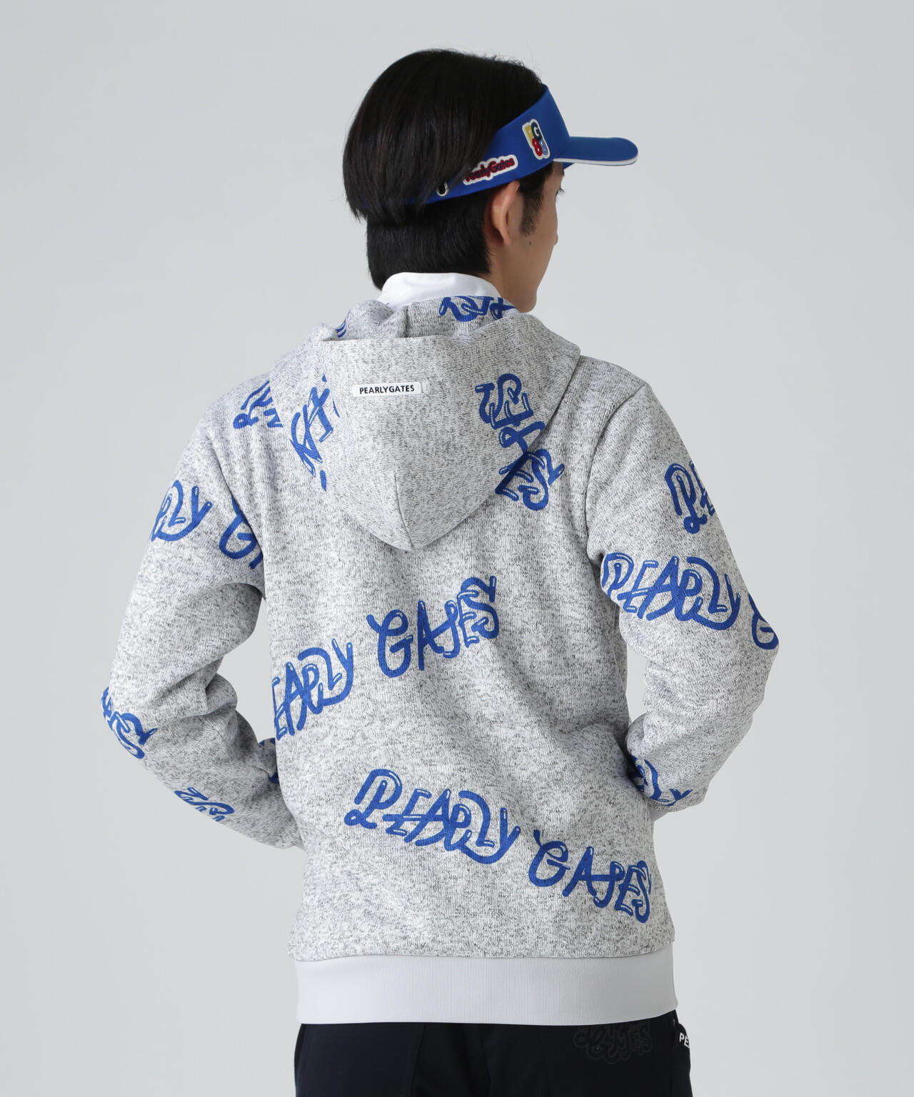 両面起毛ぷにぷにロゴ柄フルジップフーディ | PEARLY GATES（パーリー