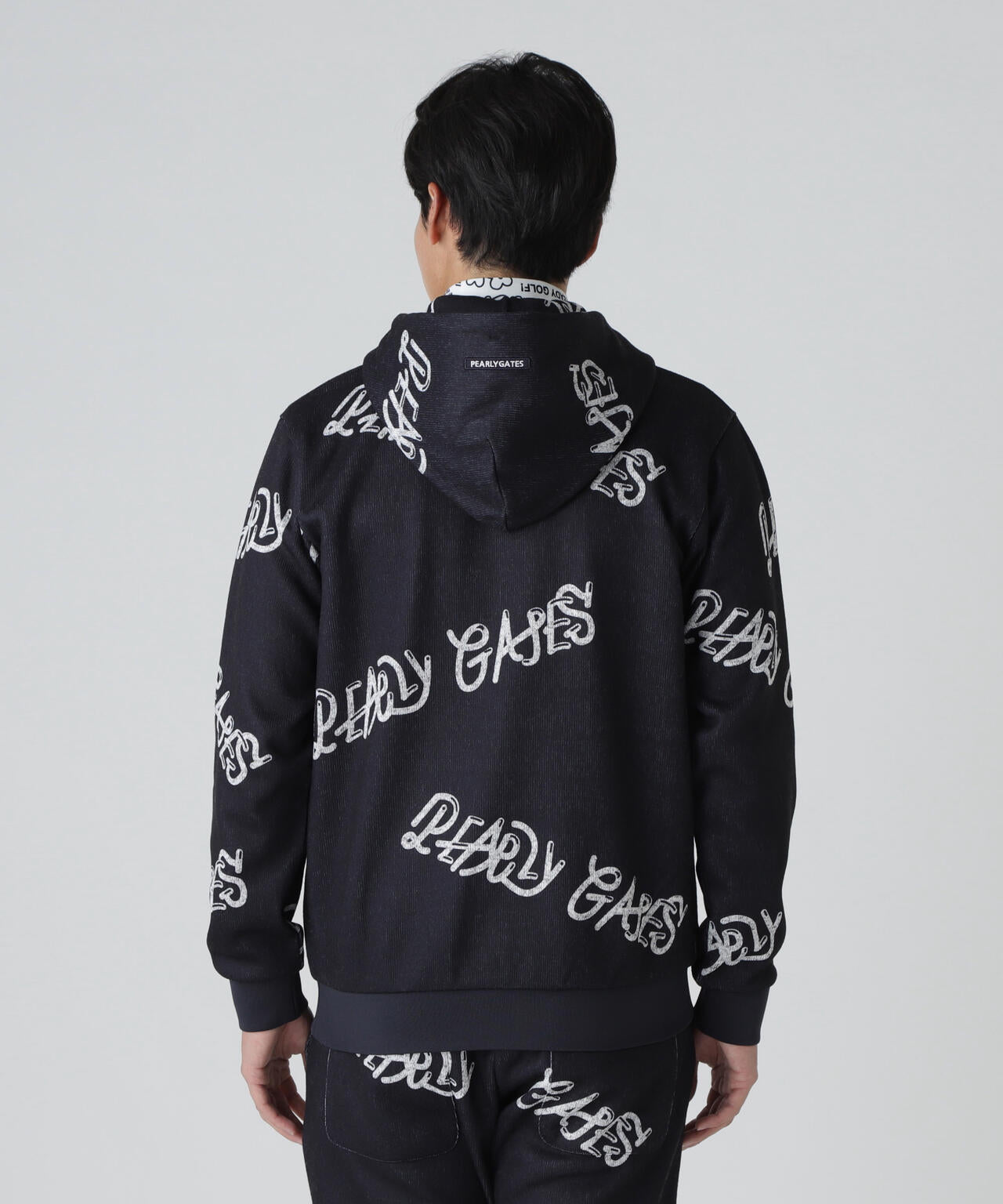 両面起毛ぷにぷにロゴ柄フルジップフーディ | PEARLY GATES（パーリー