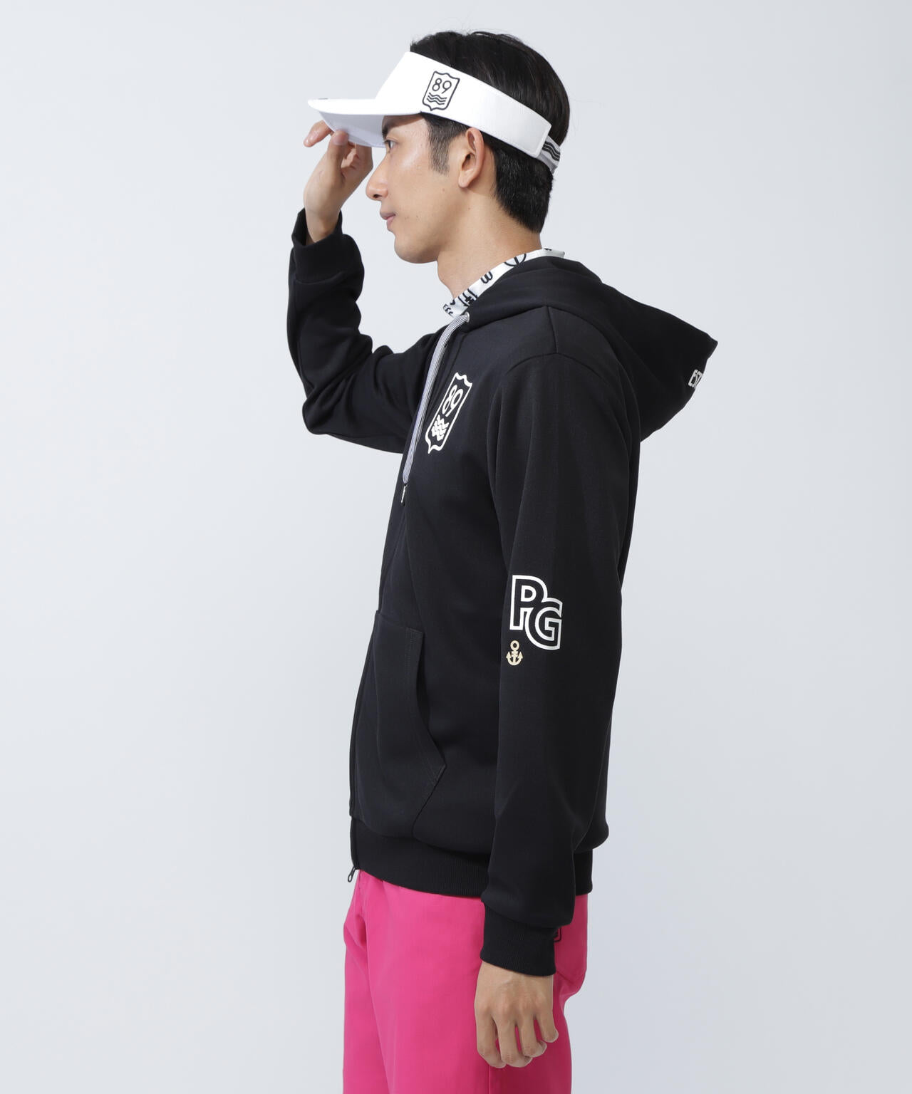 DRYMIX 裏鹿の子ライト フルジップフーディ | PEARLY GATES