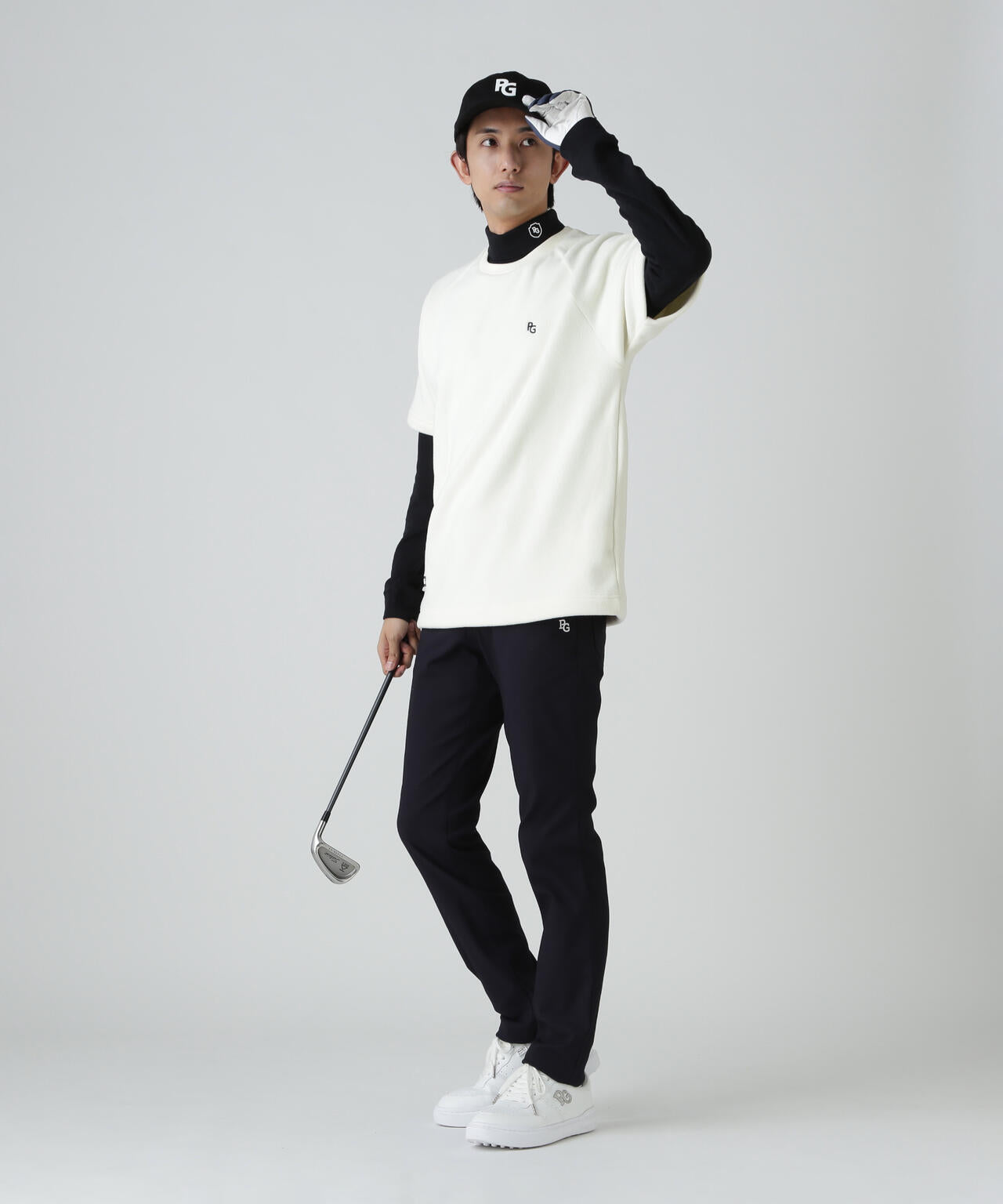 リサイクルマイクロフリース半袖クルーネックプルオーバー | PEARLY