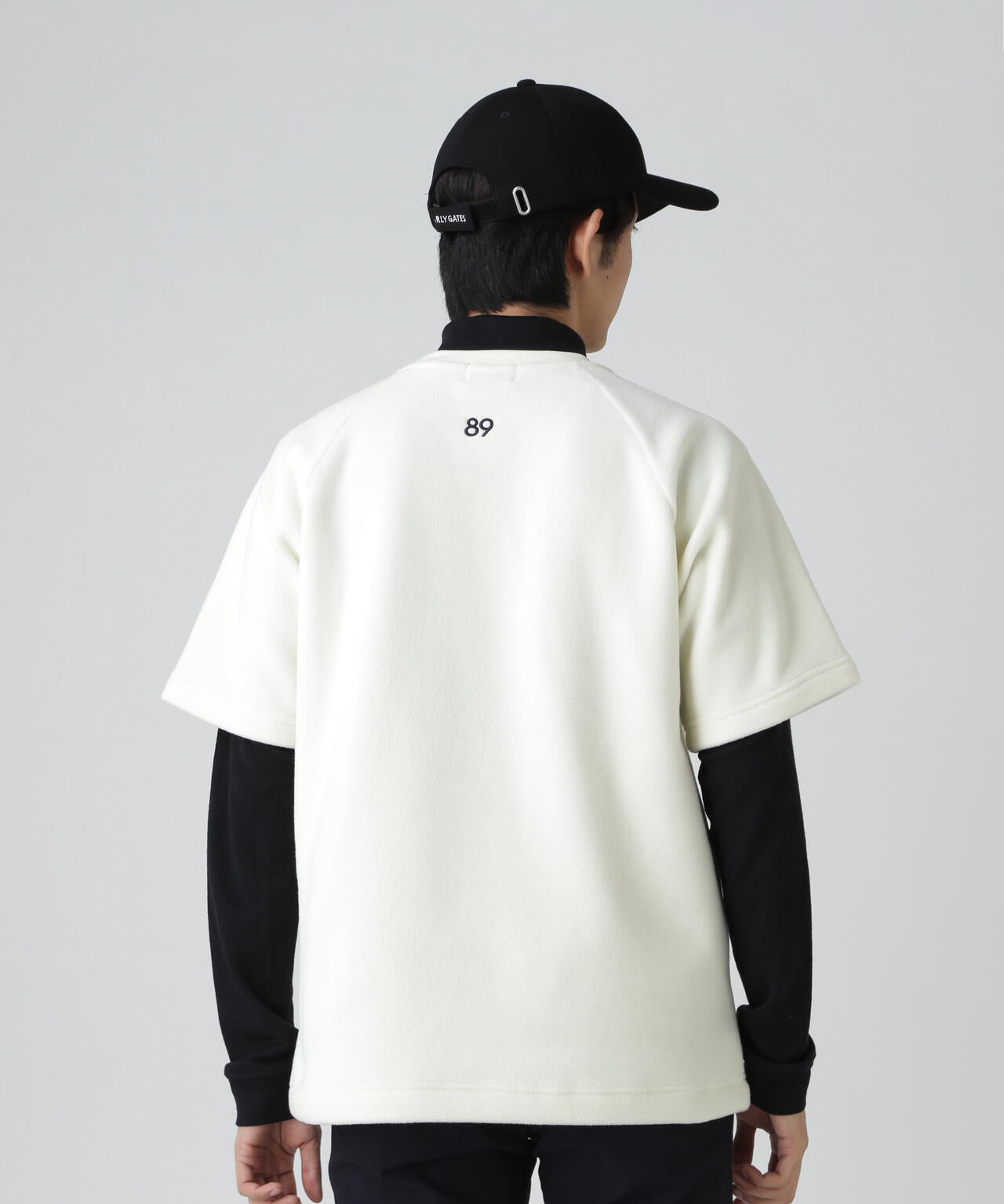 リサイクルマイクロフリース半袖クルーネックプルオーバー | PEARLY